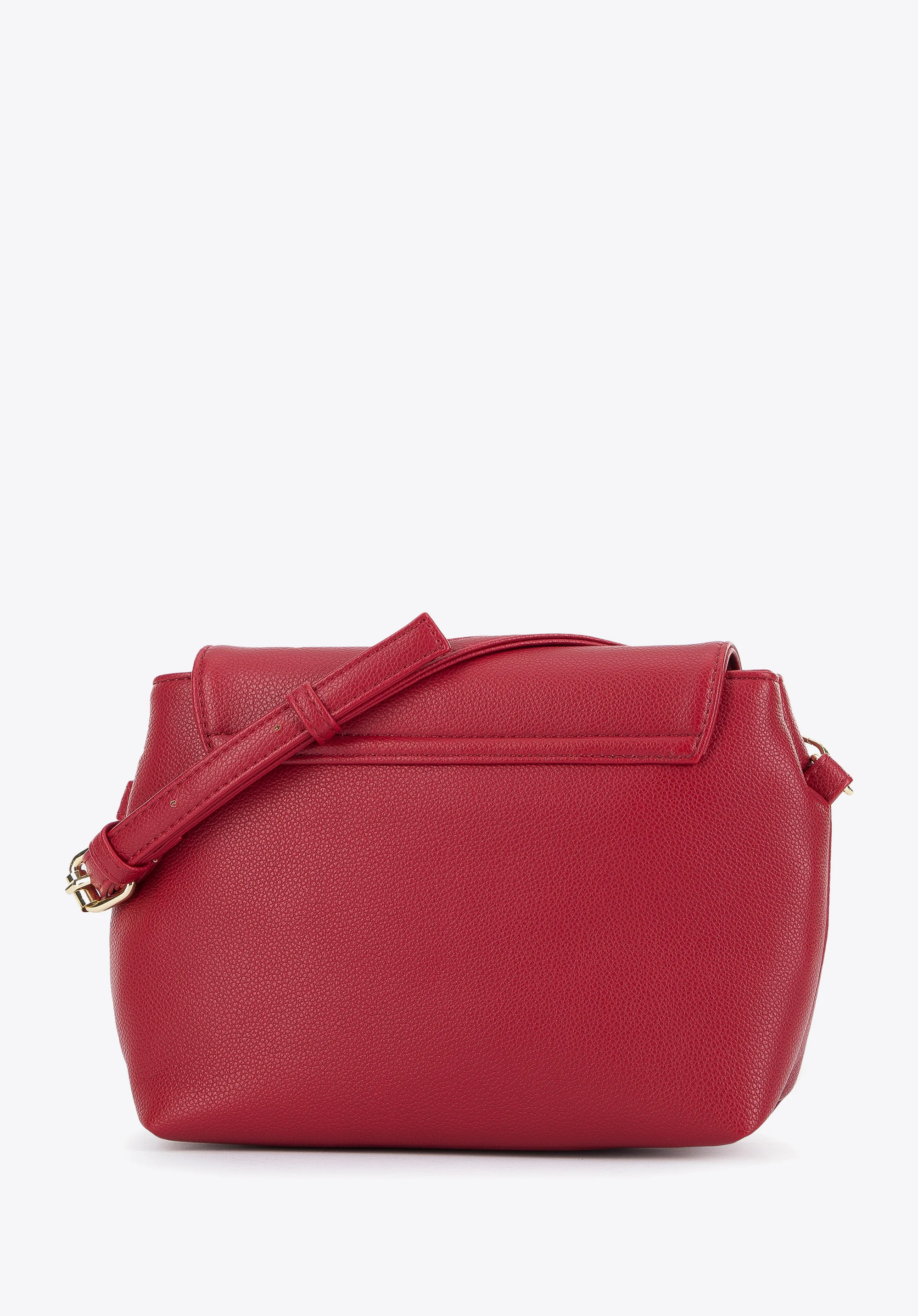 Damska listonoszka z ekoskóry marszczona