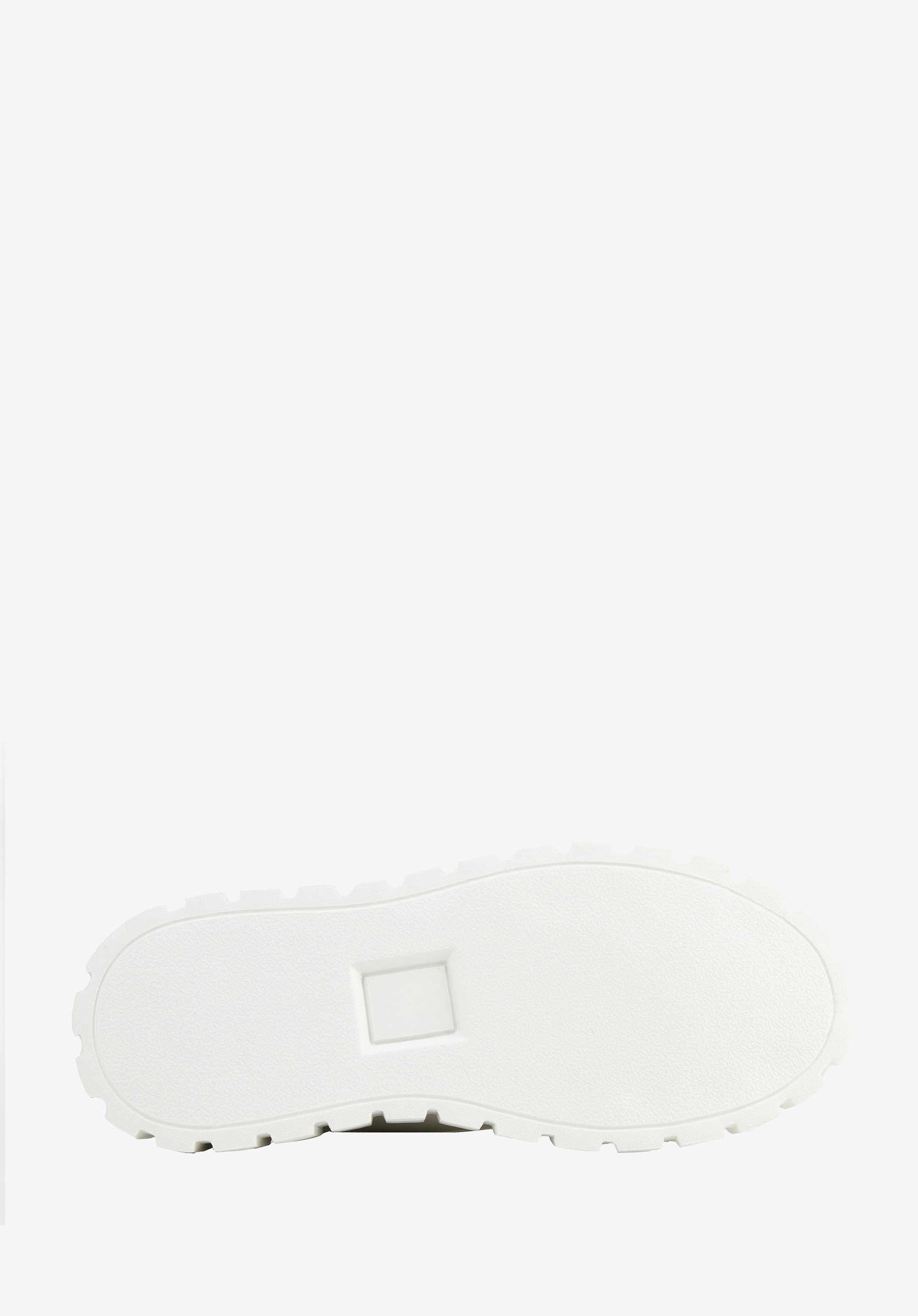 Damskie sneakersy ze skóry na grubej podeszwie