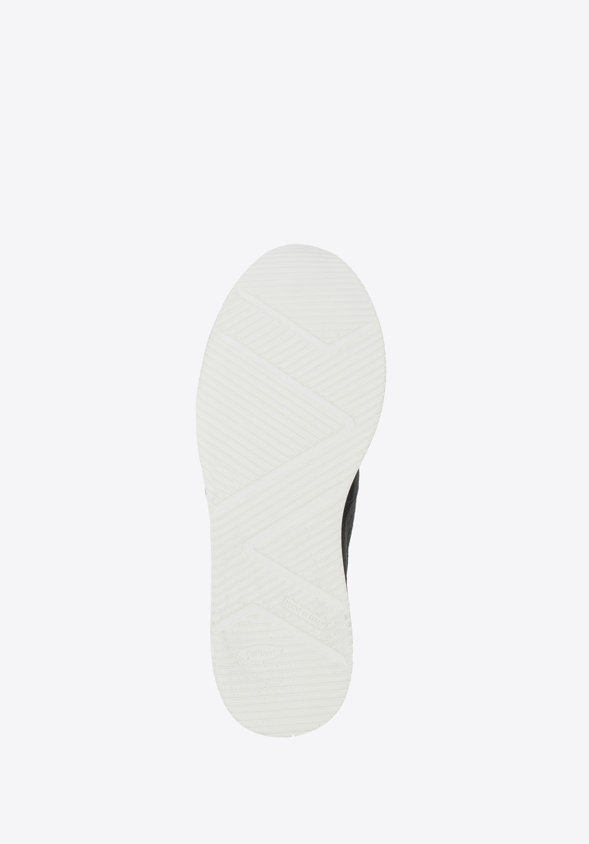 Damskie sneakersy zamszowe na koturnie w pasy