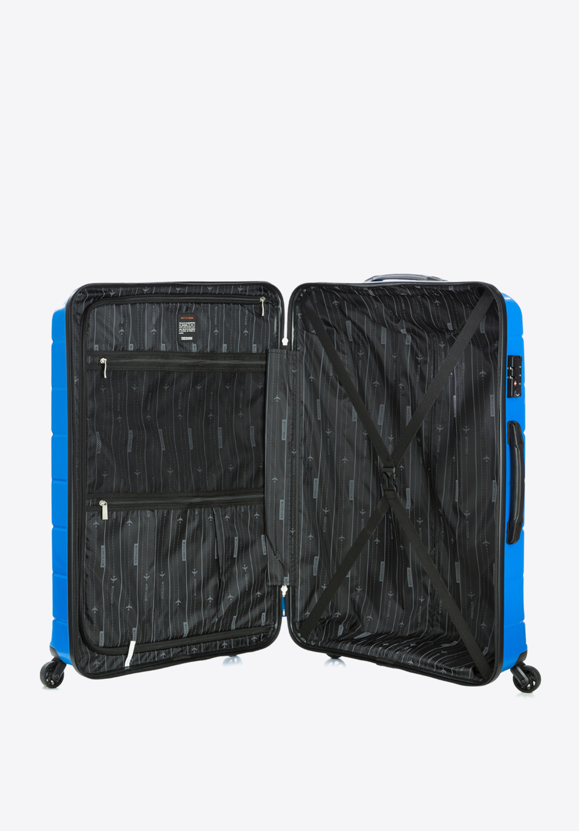 Walizka kabinowa z polipropylenu żłobiona