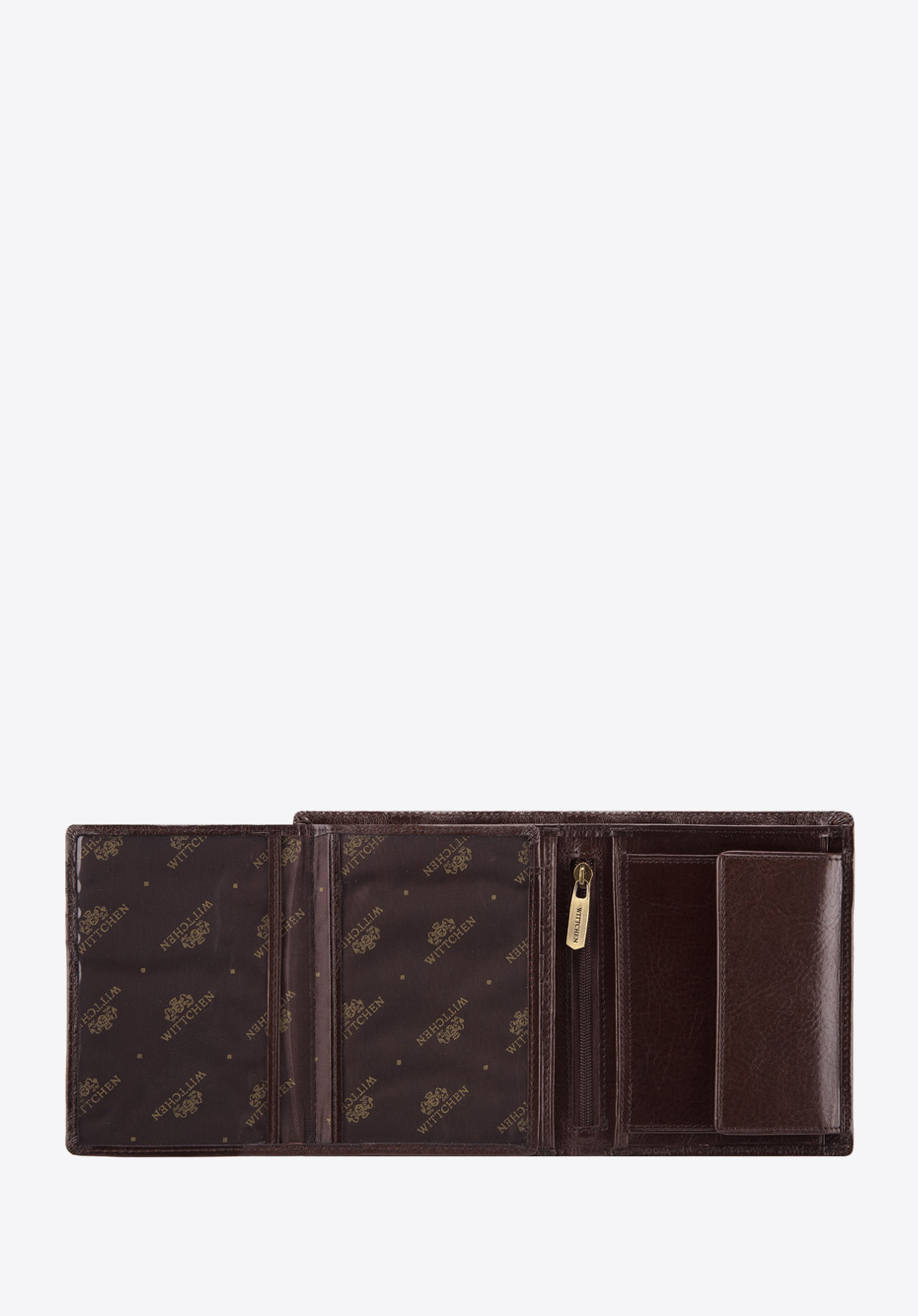 Męski portfel ze skóry prosty