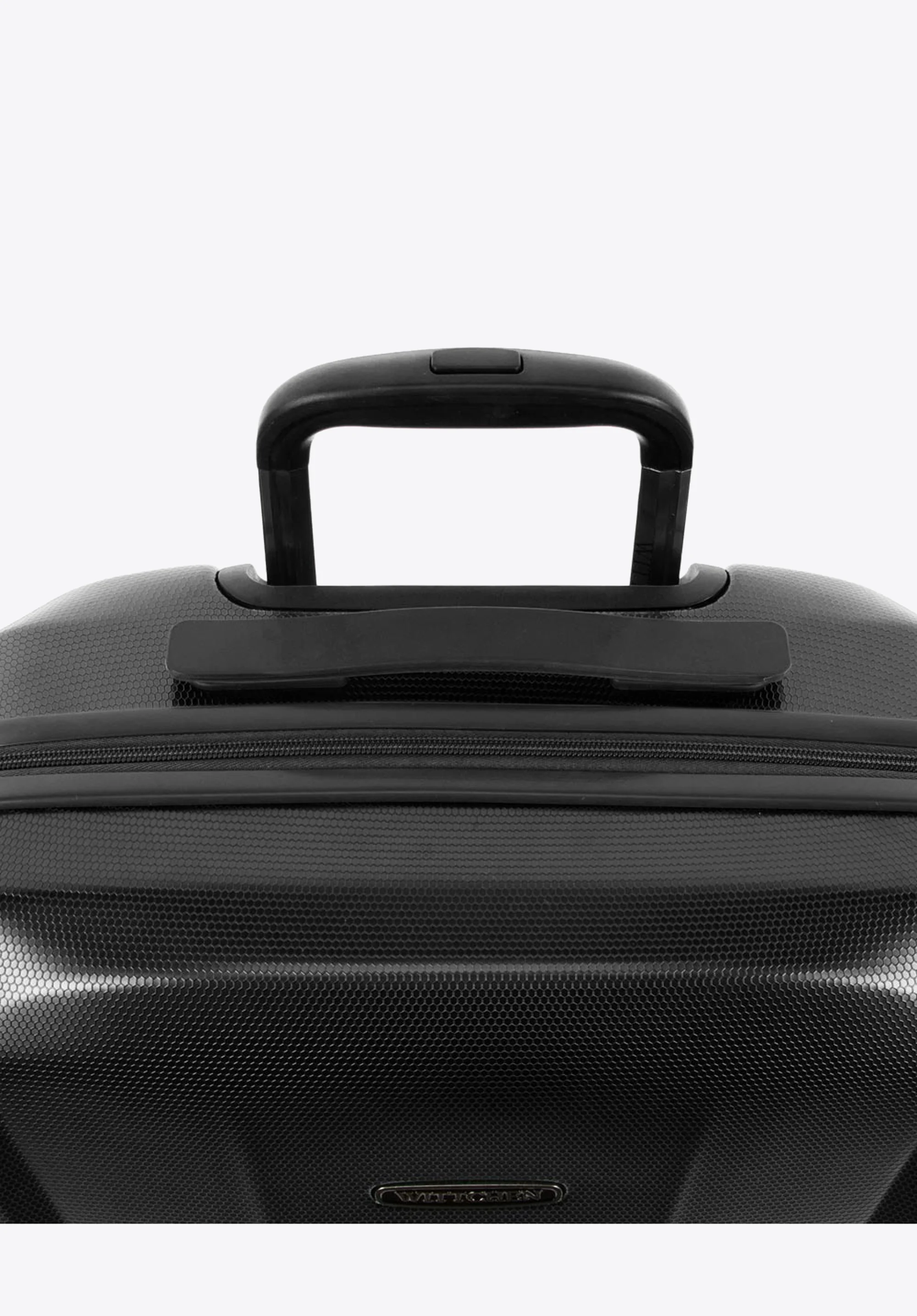 Walizka kabinowa z polikarbonu geometryczna