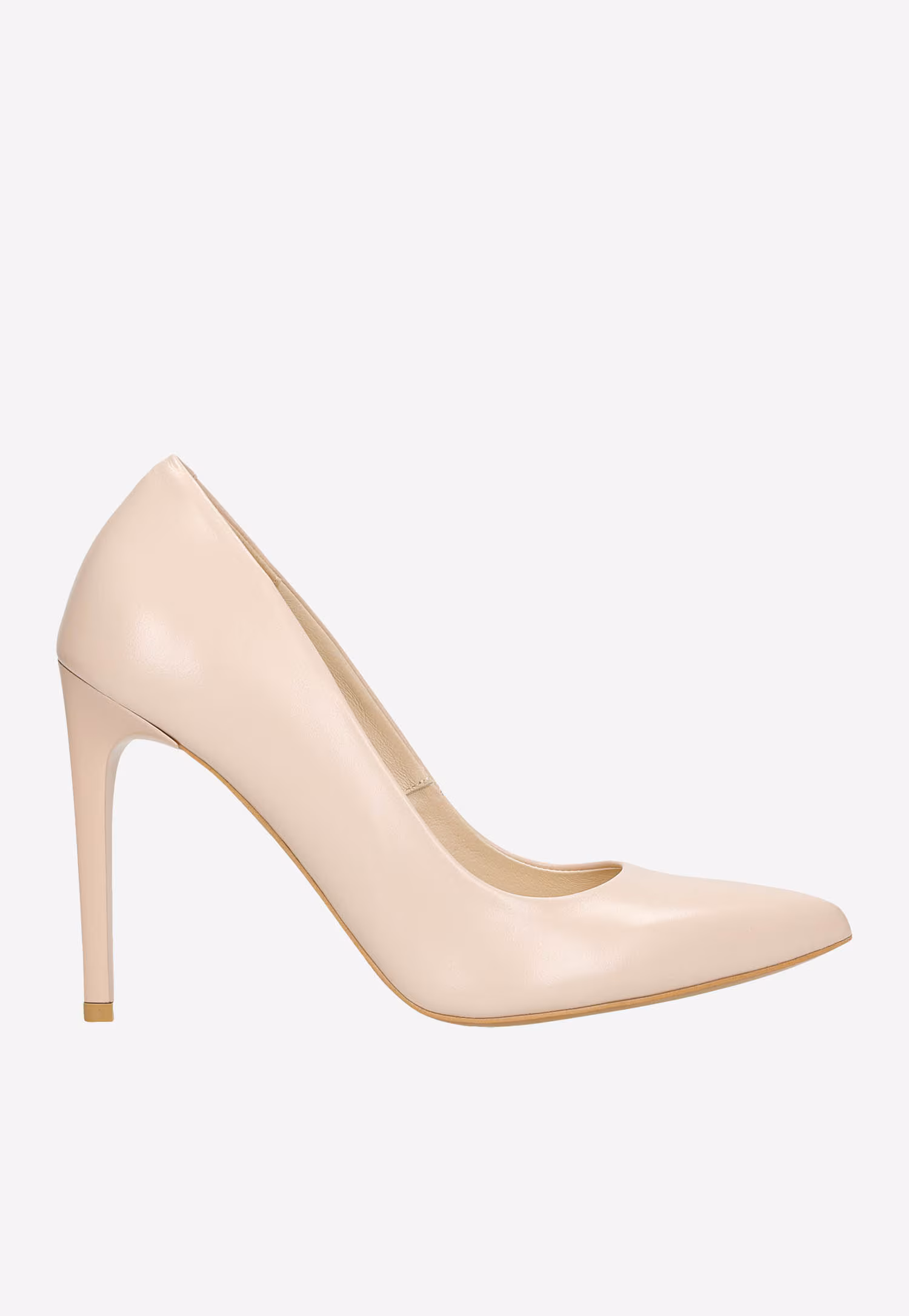 Czarne eleganckie czółenka damskie ze skóry licowej