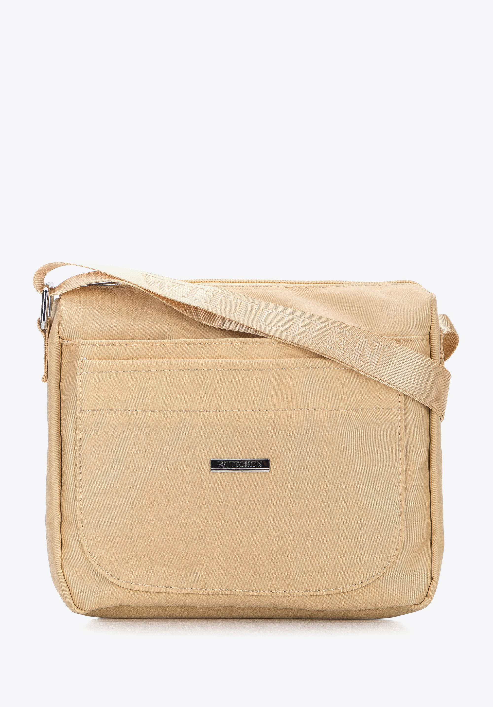 Damska listonoszka z nylonu z krytą kieszenią