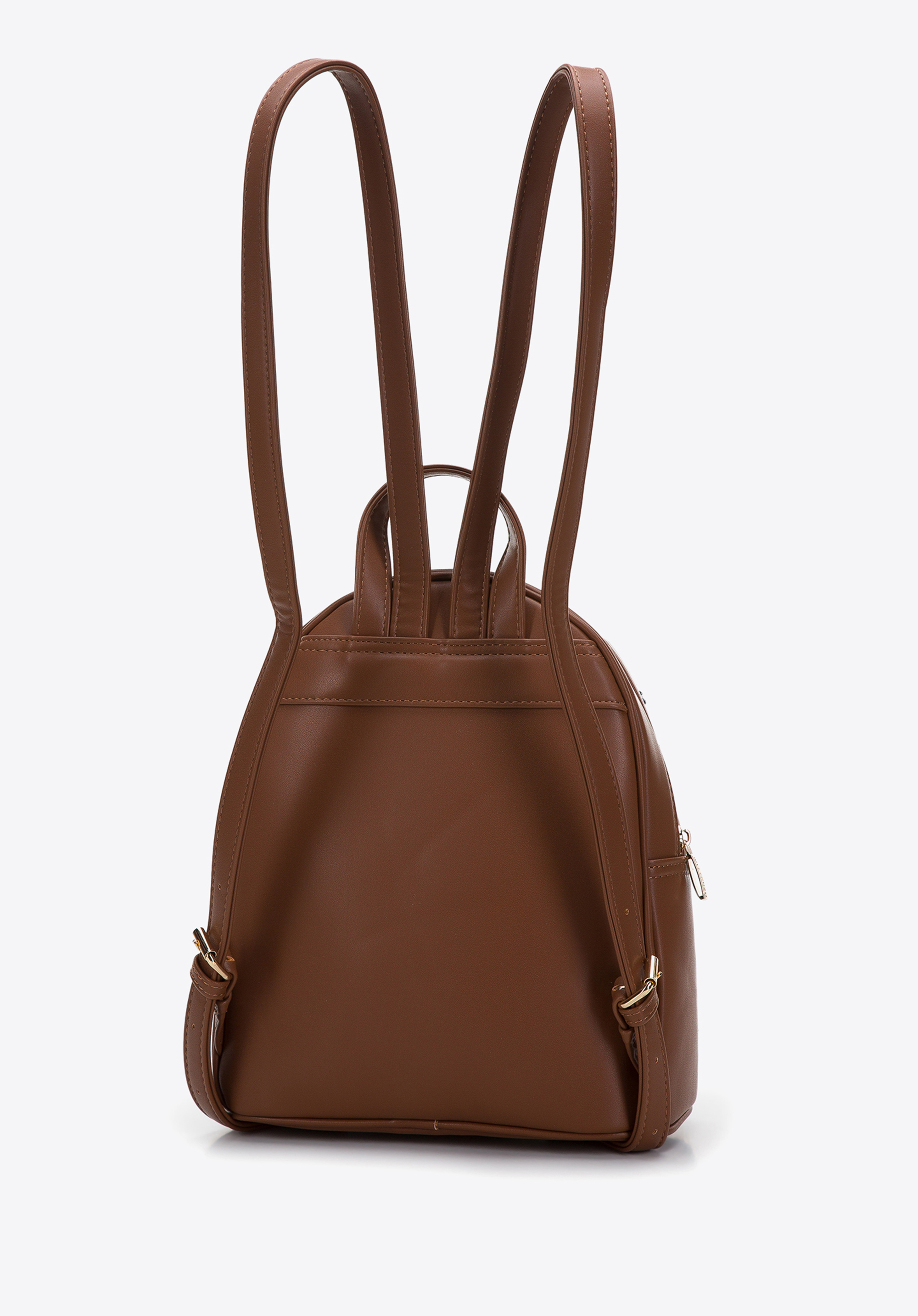 Damski plecak z przodem ze sztucznego futerka