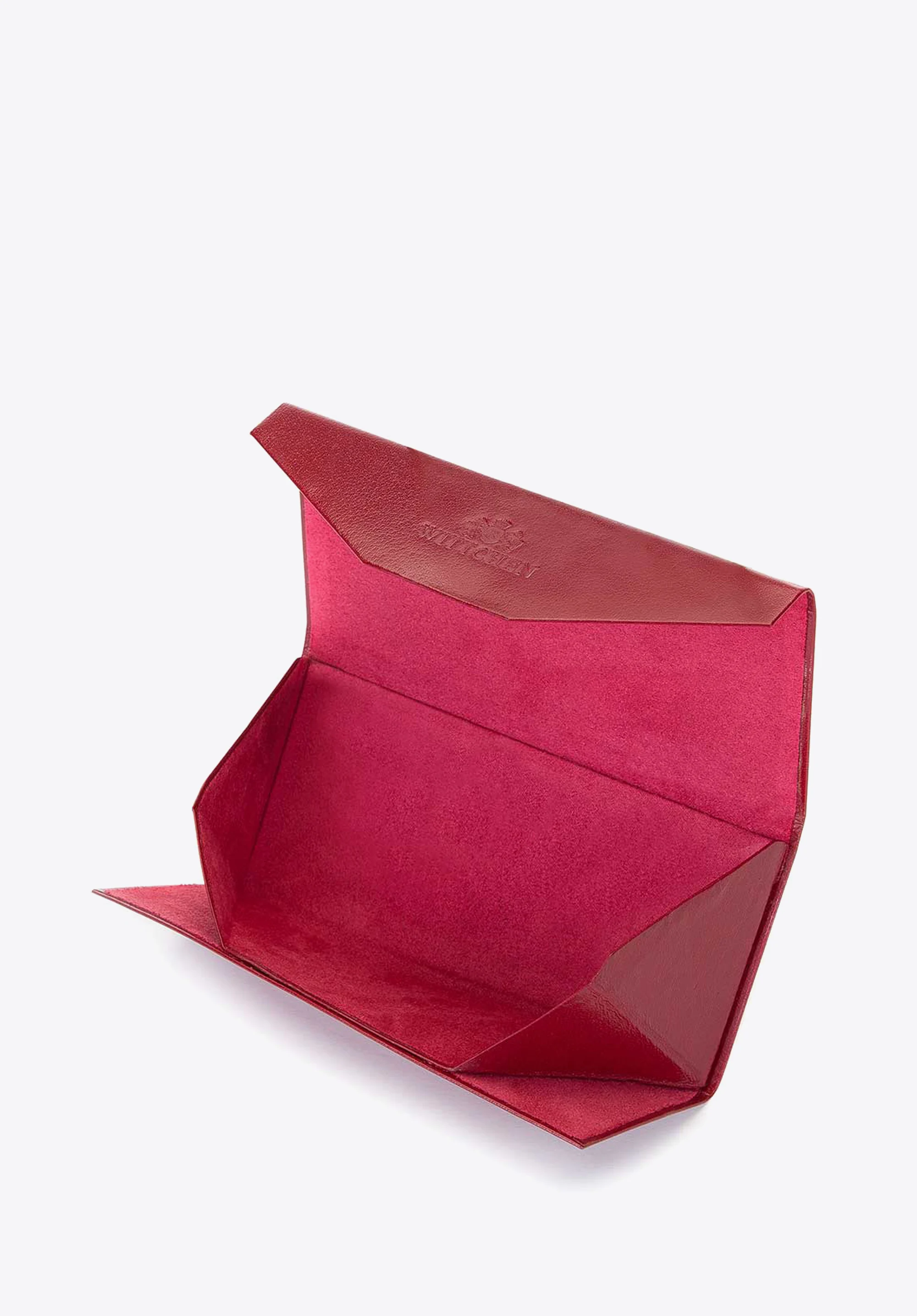 Etui na okulary skórzane składane