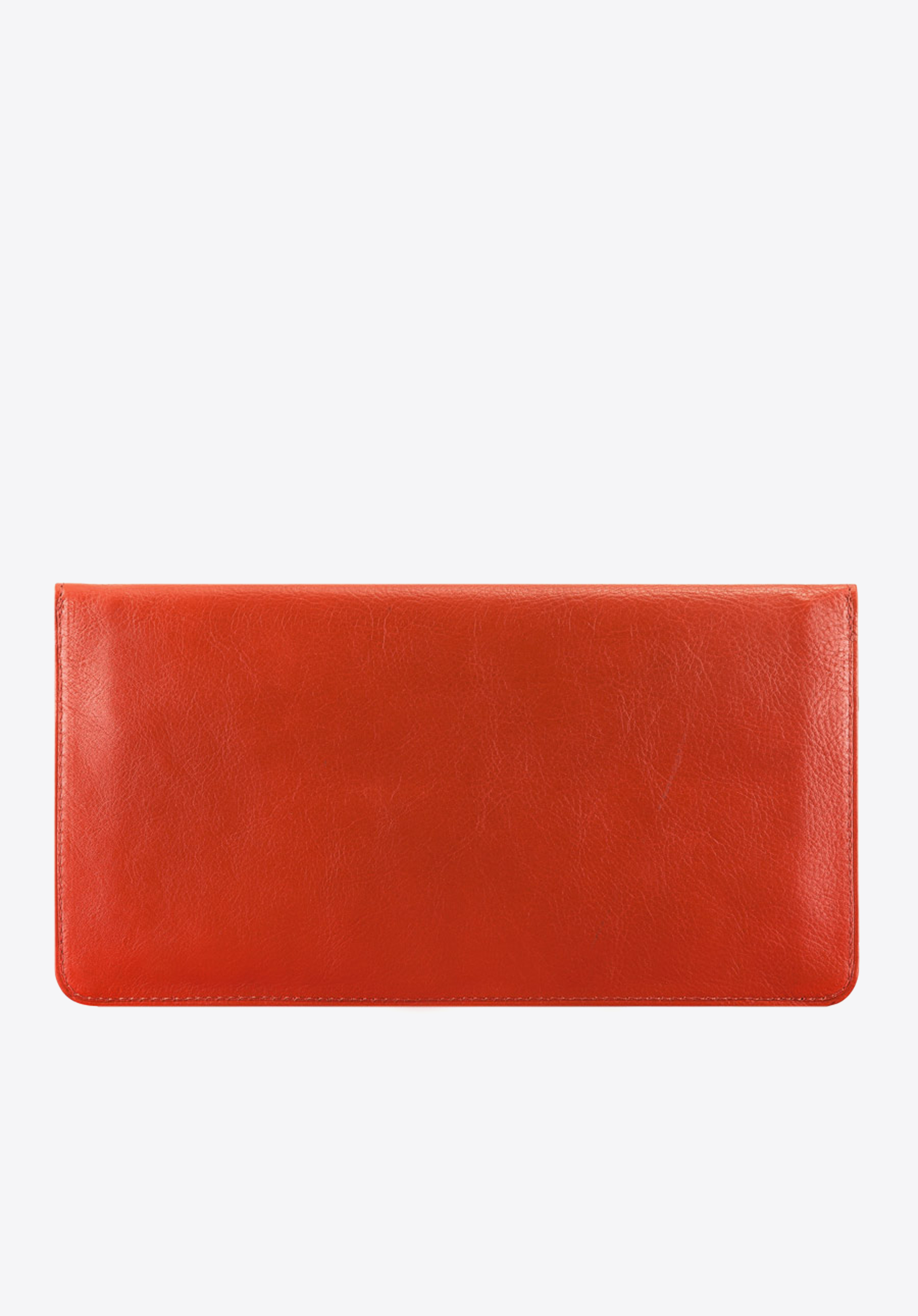 Etui na bilet lotniczy skórzane proste