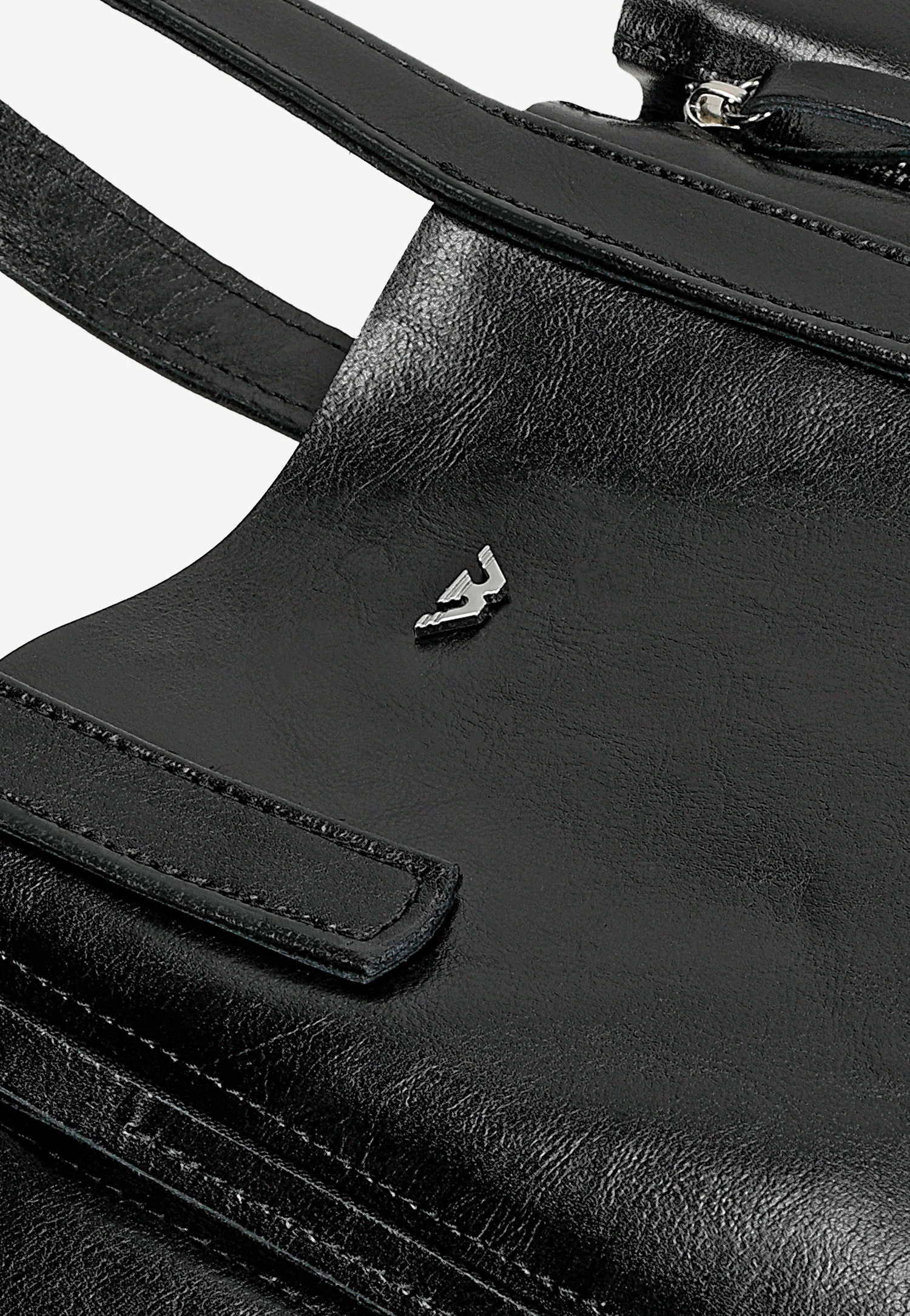 Skórzana bordowa shopperka damska