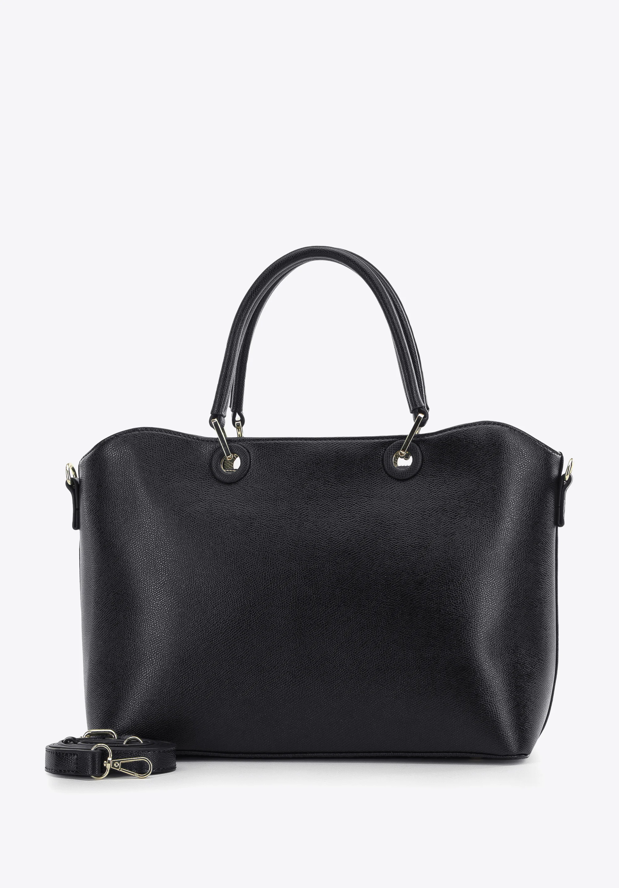 Torebka kuferek z ekoskóry zaokrąglona