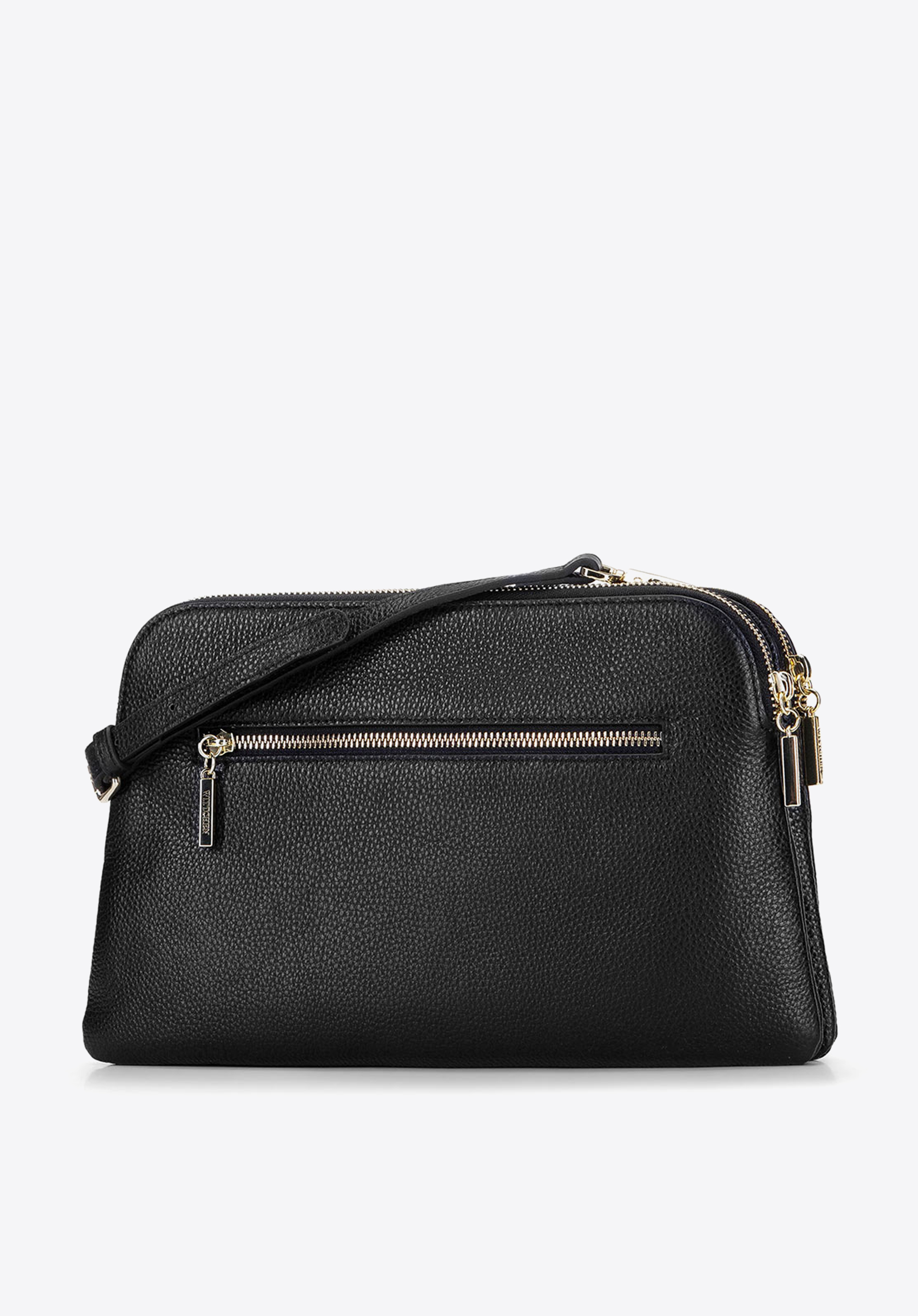 Damska listonoszka ze skóry trapezowa mała