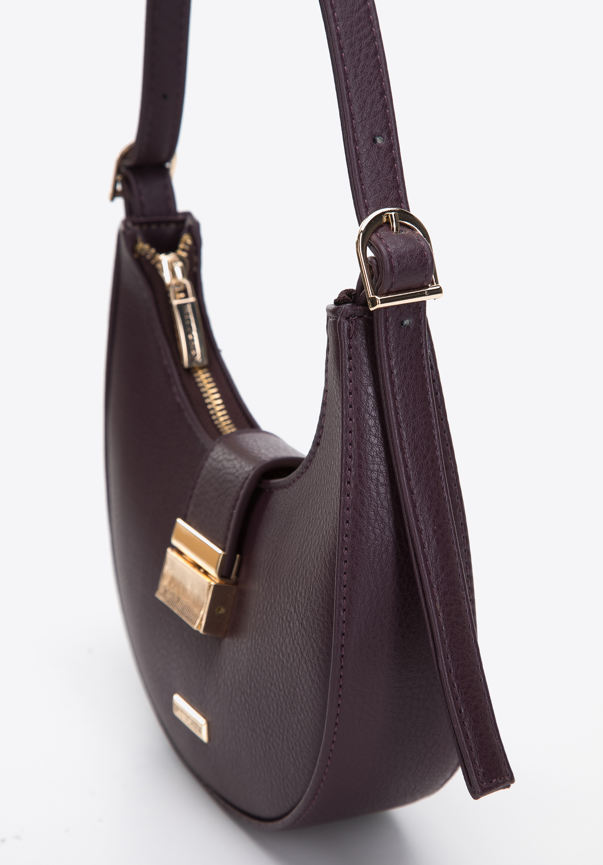 Minitorebka bagietka z ekoskóry z klamrą