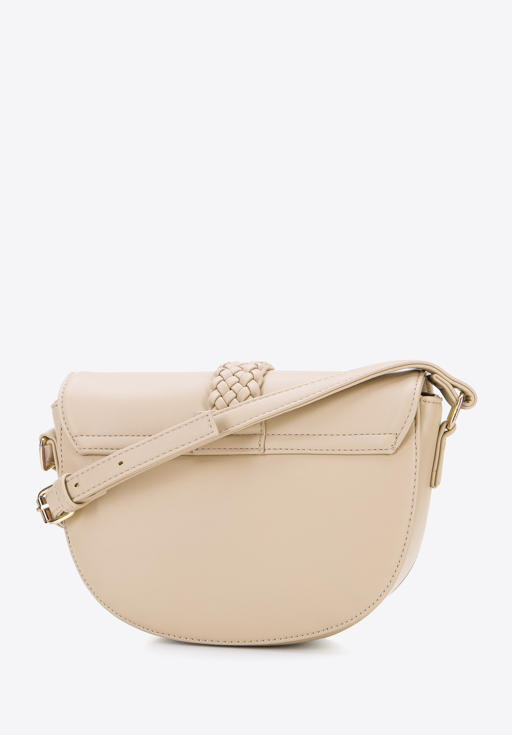 Damska listonoszka z ozdobną plecionką