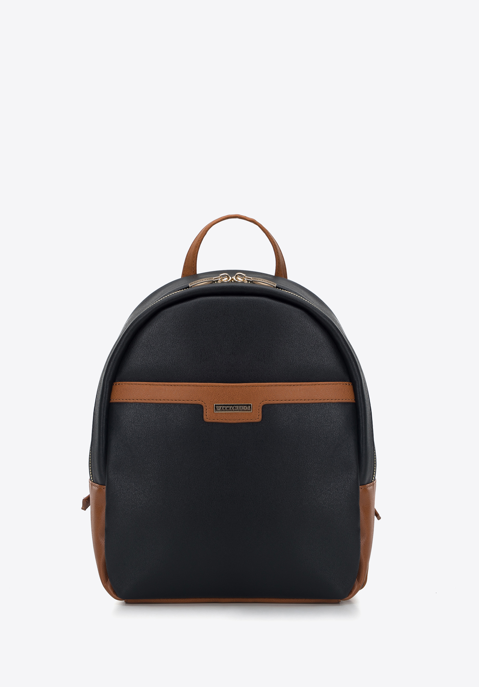 Damski plecak z ekoskóry dwukolorowy