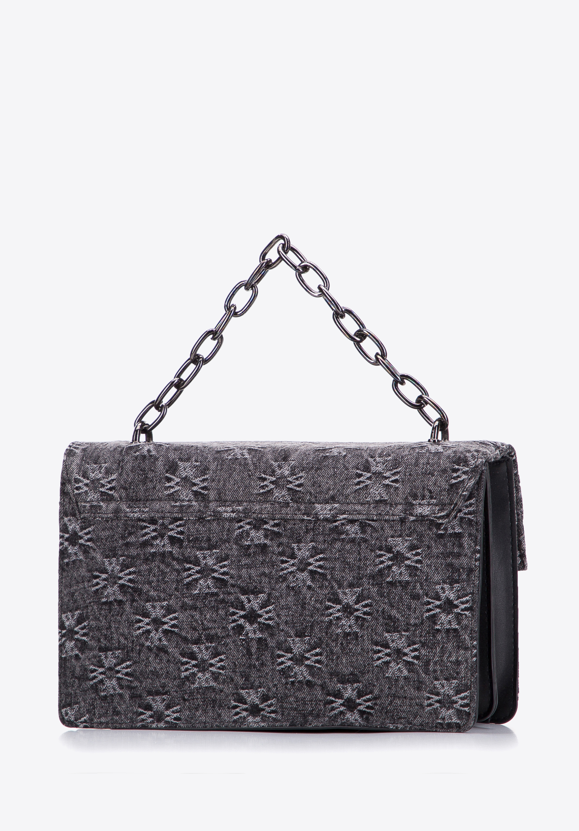 Damska listonoszka dżinsowa w monogram