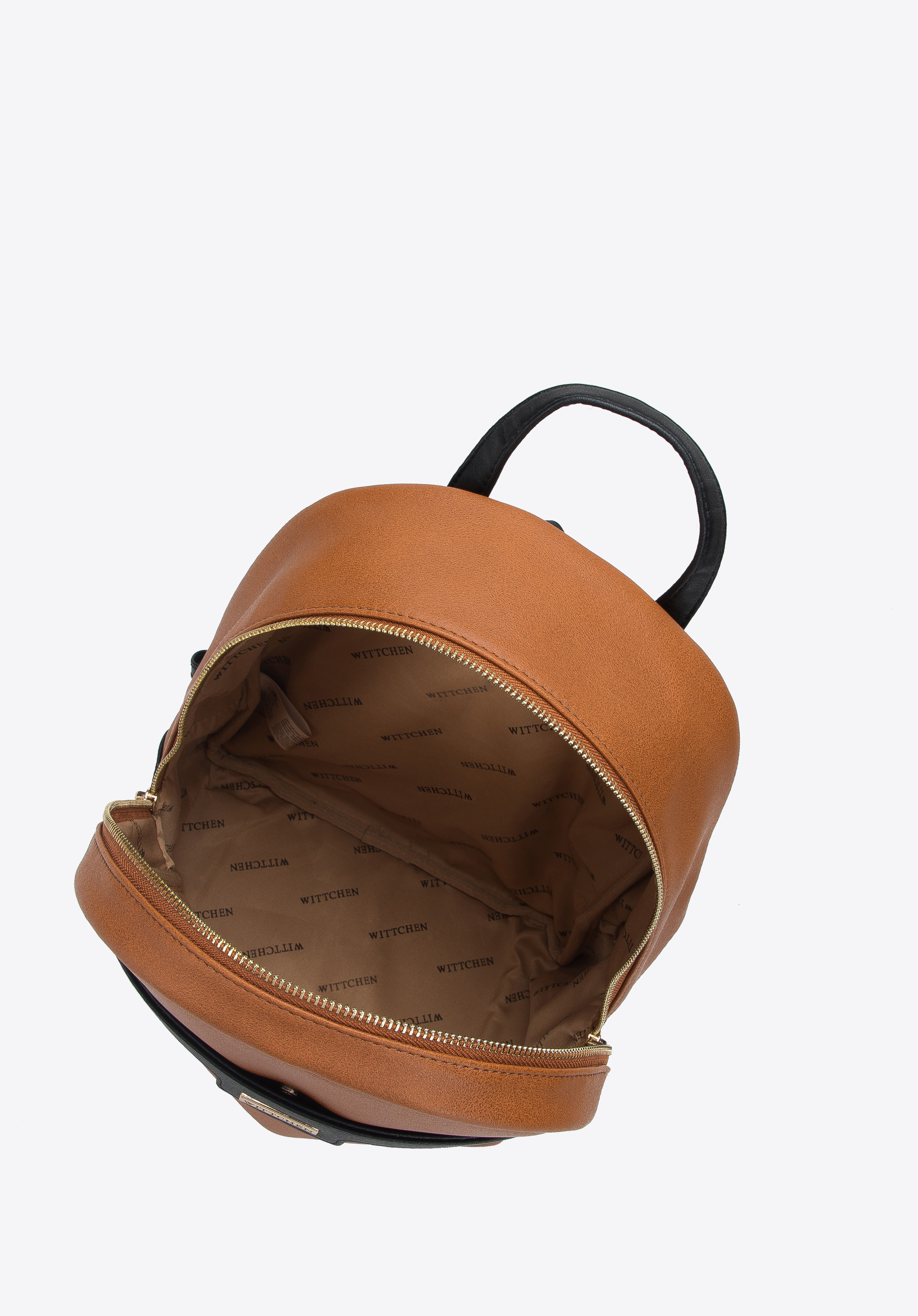 Damski plecak z ekoskóry dwukolorowy