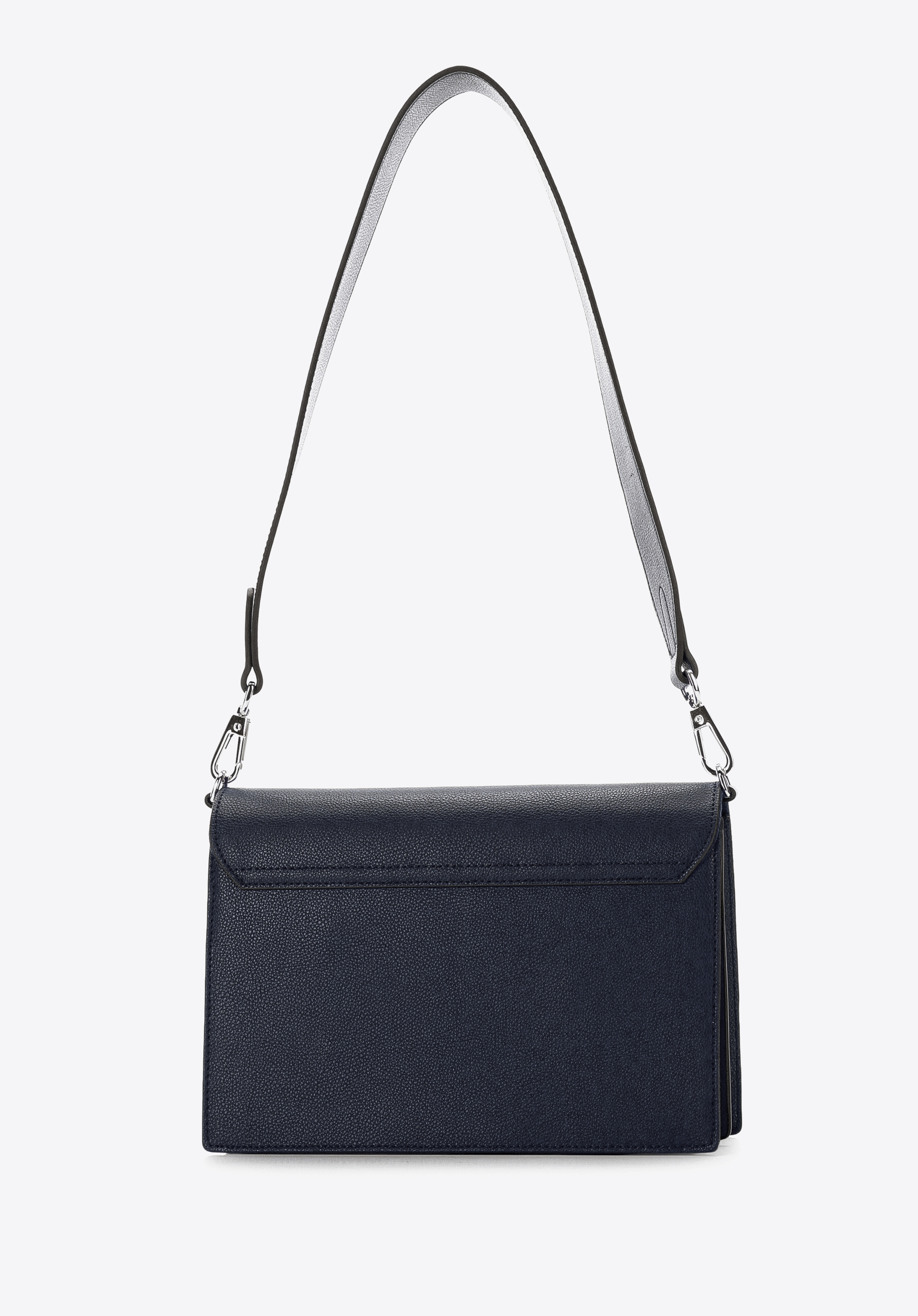 Damska torebka skórzana dwukomorowa klasyczna