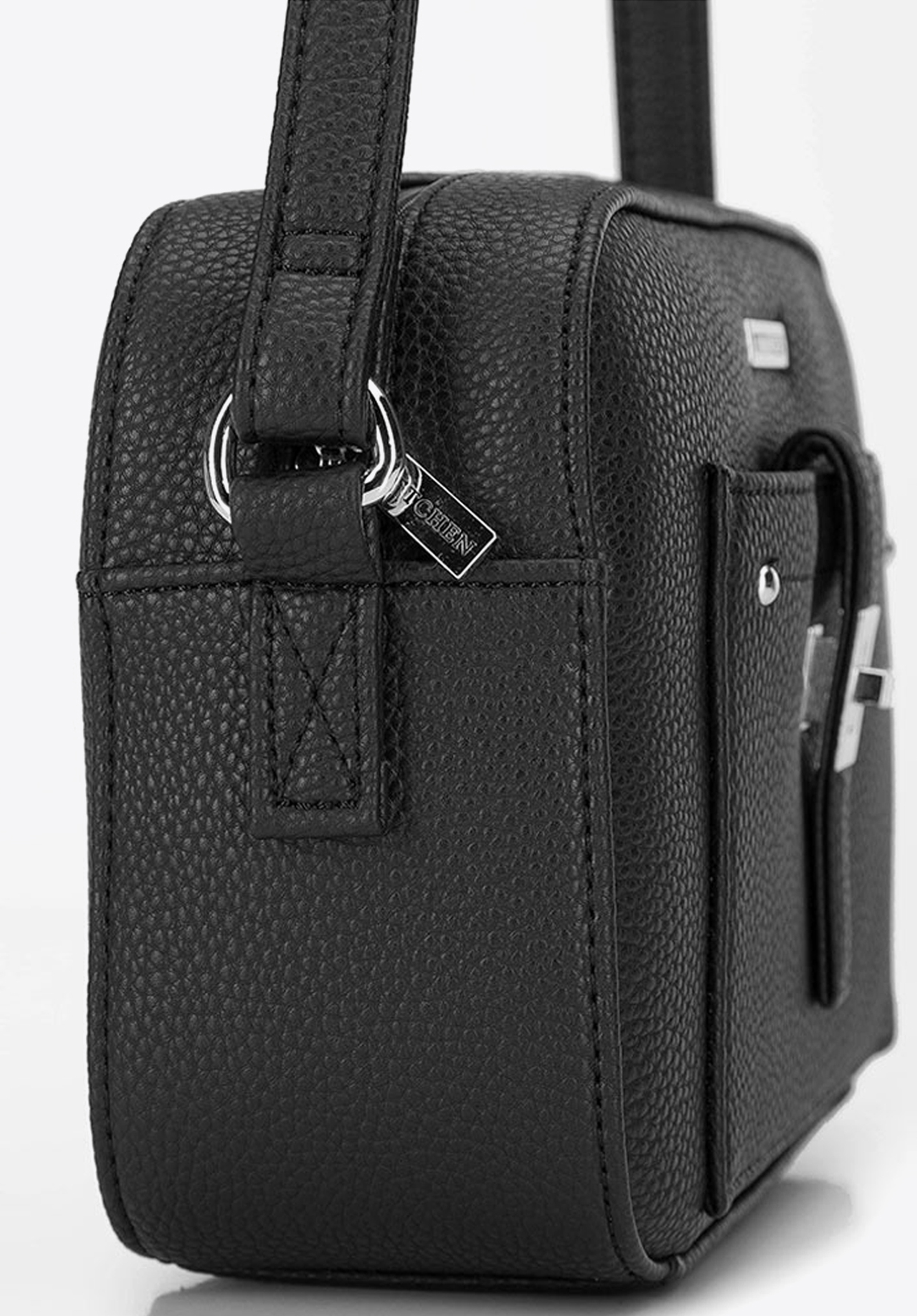 Damska listonoszka z kieszenią z przodu