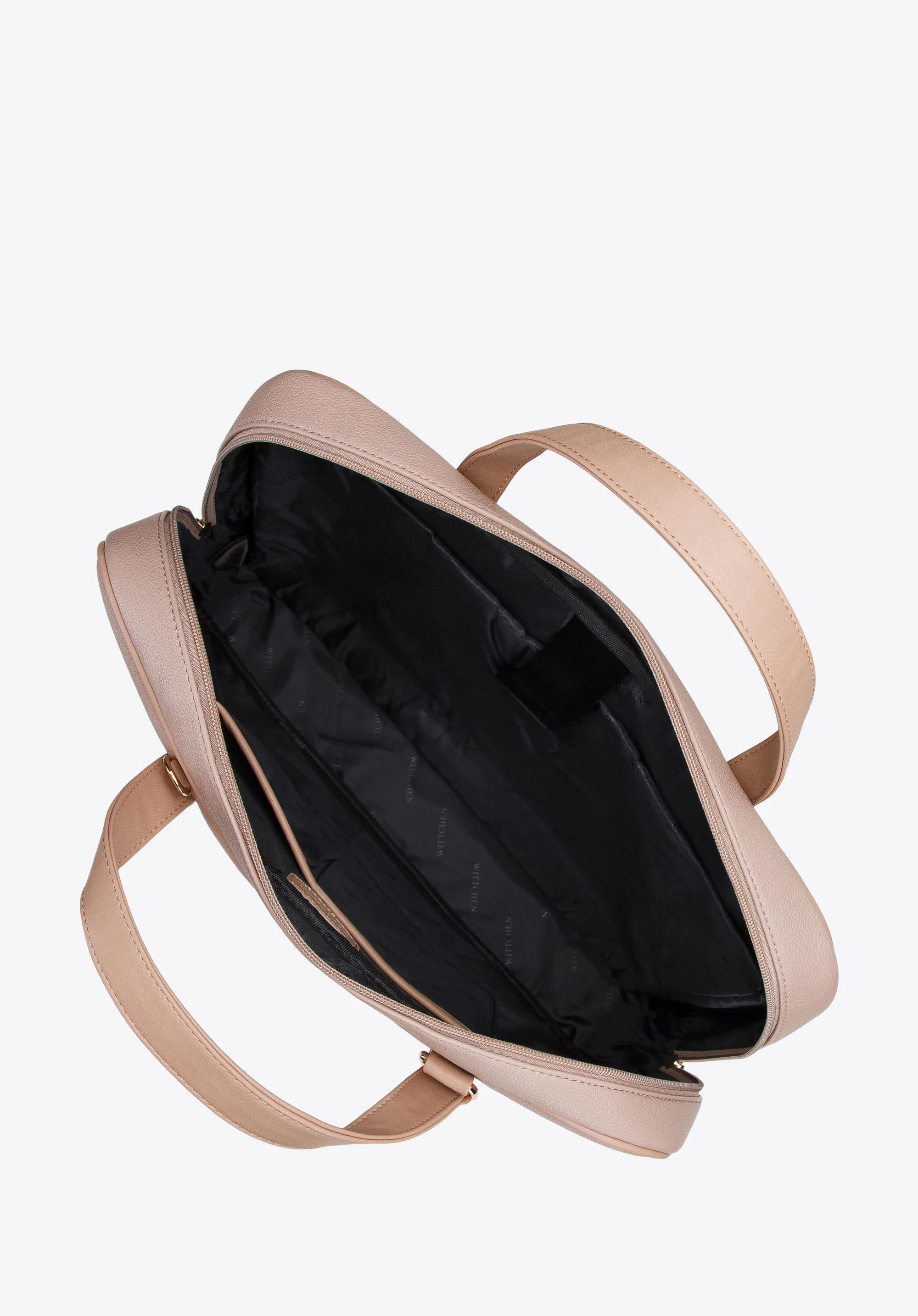 Torba na laptopa 15,6” z ekoskóry o dwóch fakturach