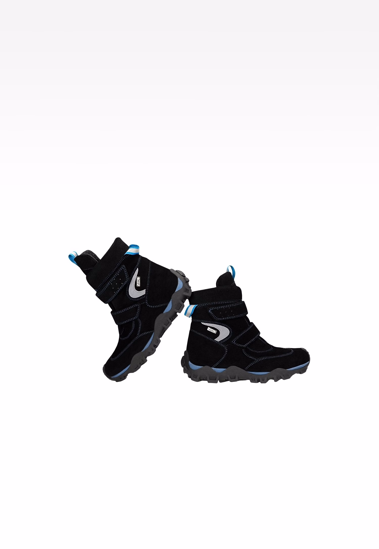 Trzewiki ocieplane BARTEK 17292020, czarno-niebieskie