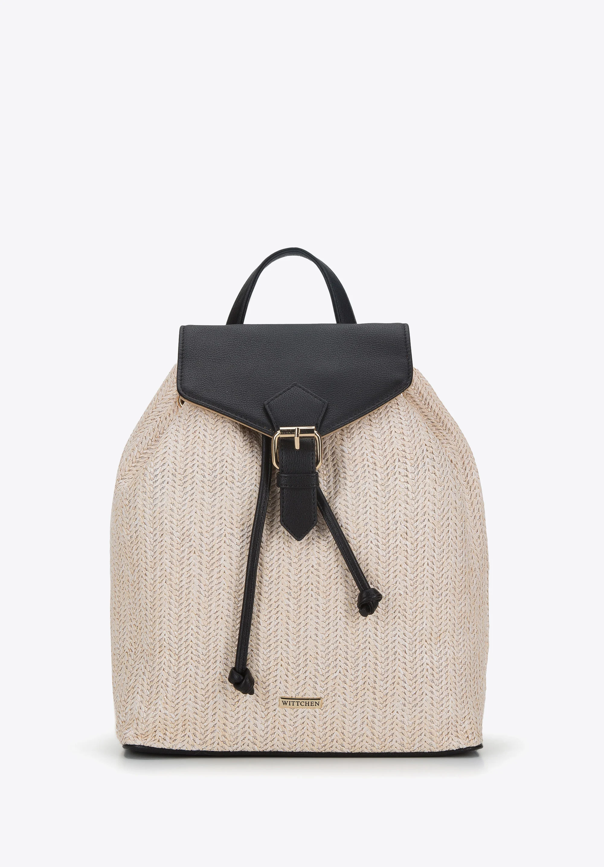 Damski plecak worek z plecionki