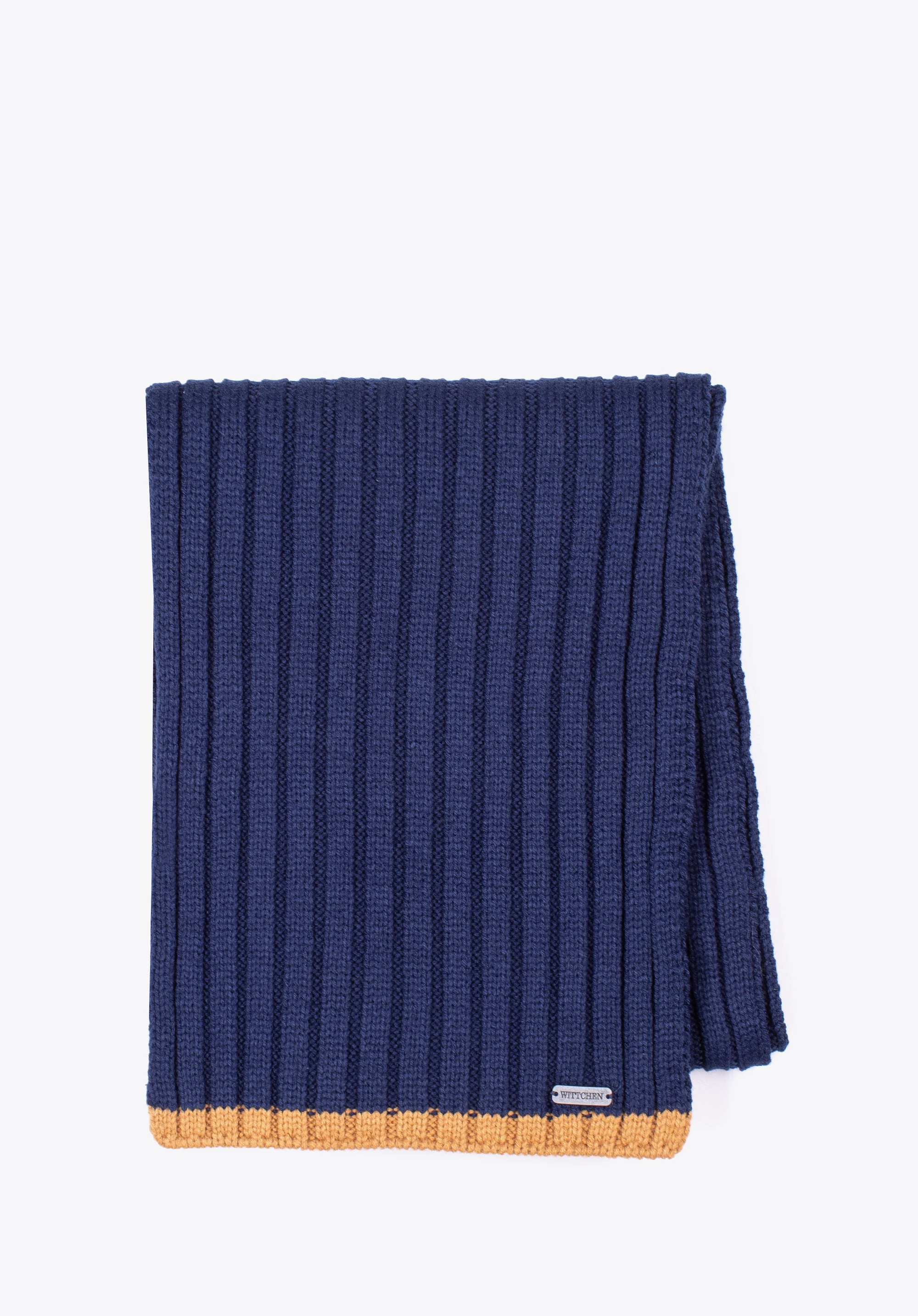 Męski komplet zimowy z kolorowym paskiem