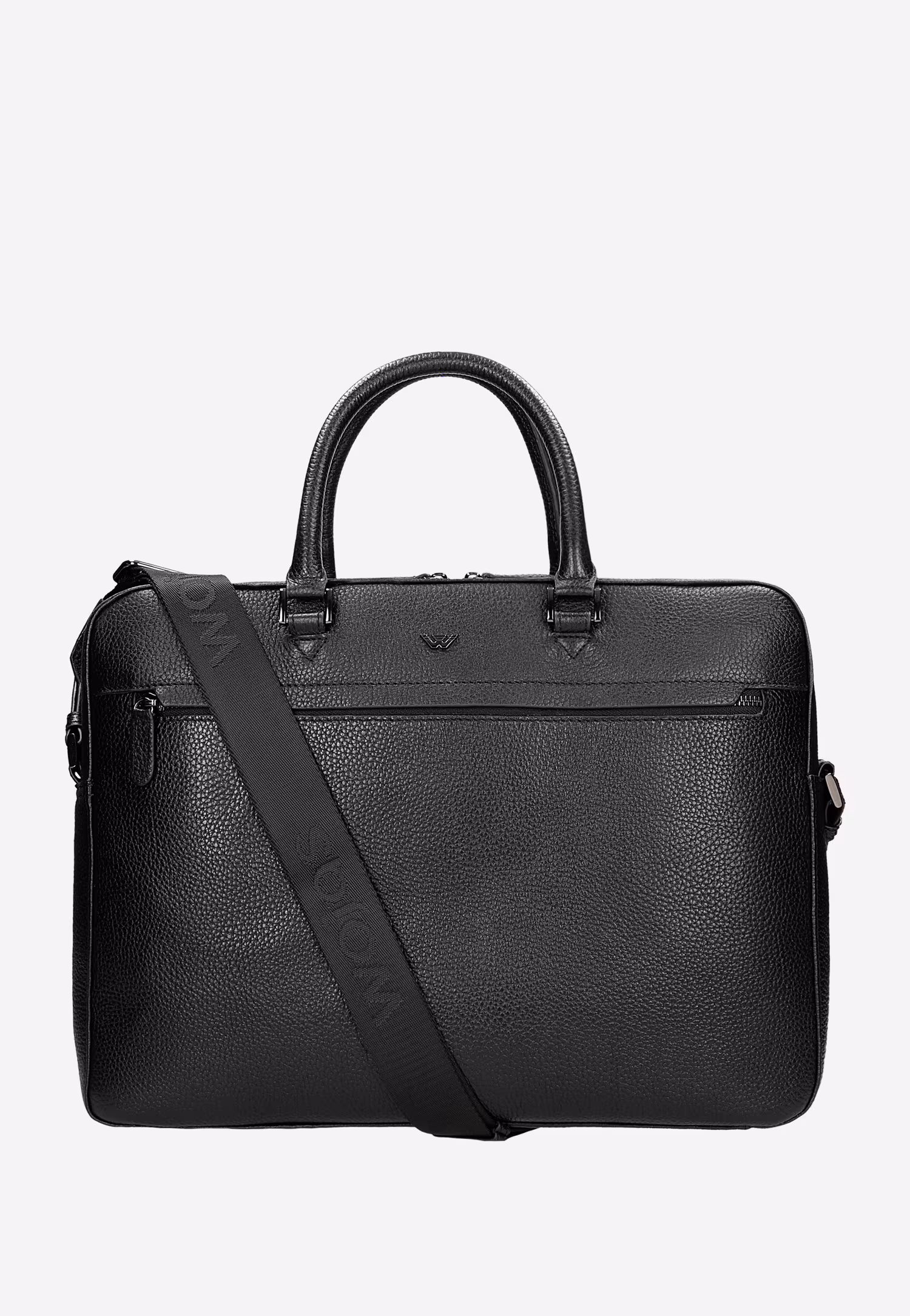 Czarna torba męska do ręki i na ramię