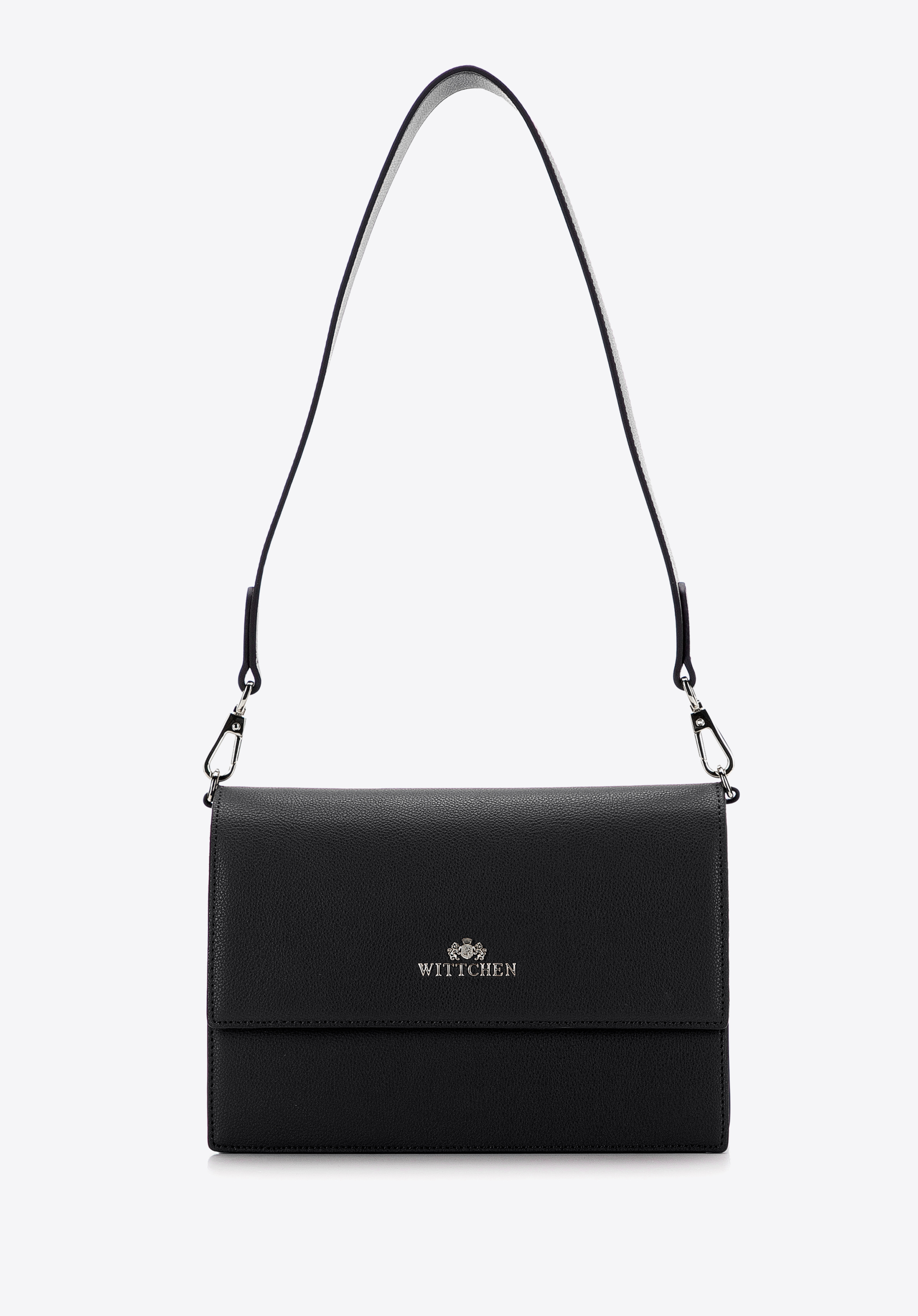 Damska torebka skórzana dwukomorowa klasyczna