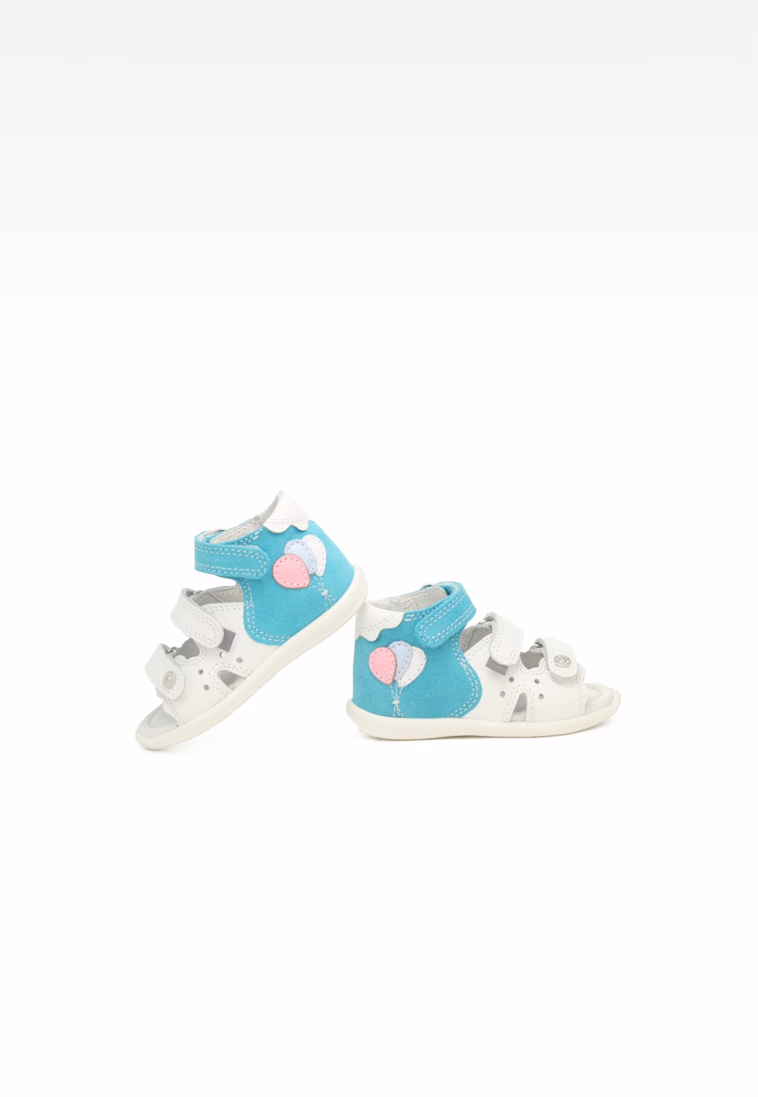 Sandały BARTEK 71158-0011, dla dziewcząt, szaro-różowy