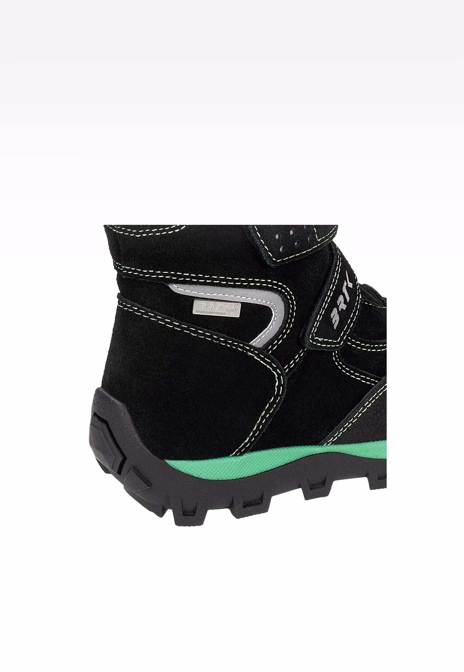 Trzewiki ocieplane BARTEK 88007-67, czarny + zielony
