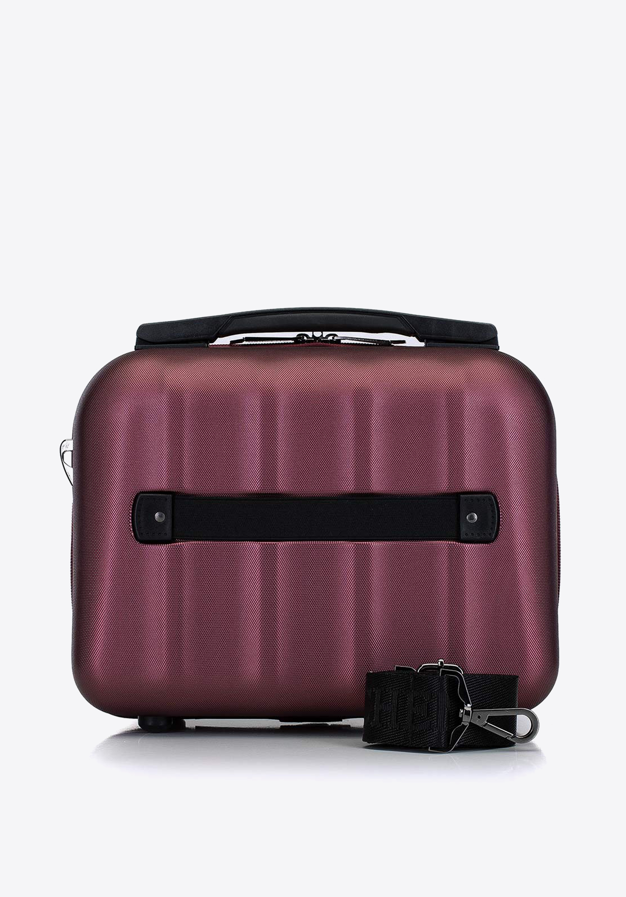 Walizka kabinowa z polikarbonu fakturowana