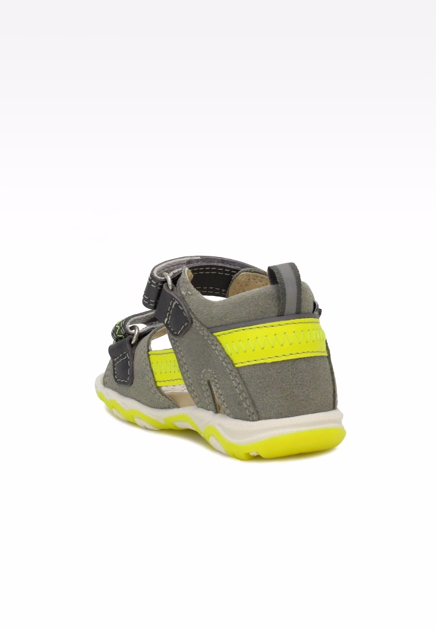 Sandały BARTEK 0118240-25 II, dla chłopców, szaro-czarno-żółty