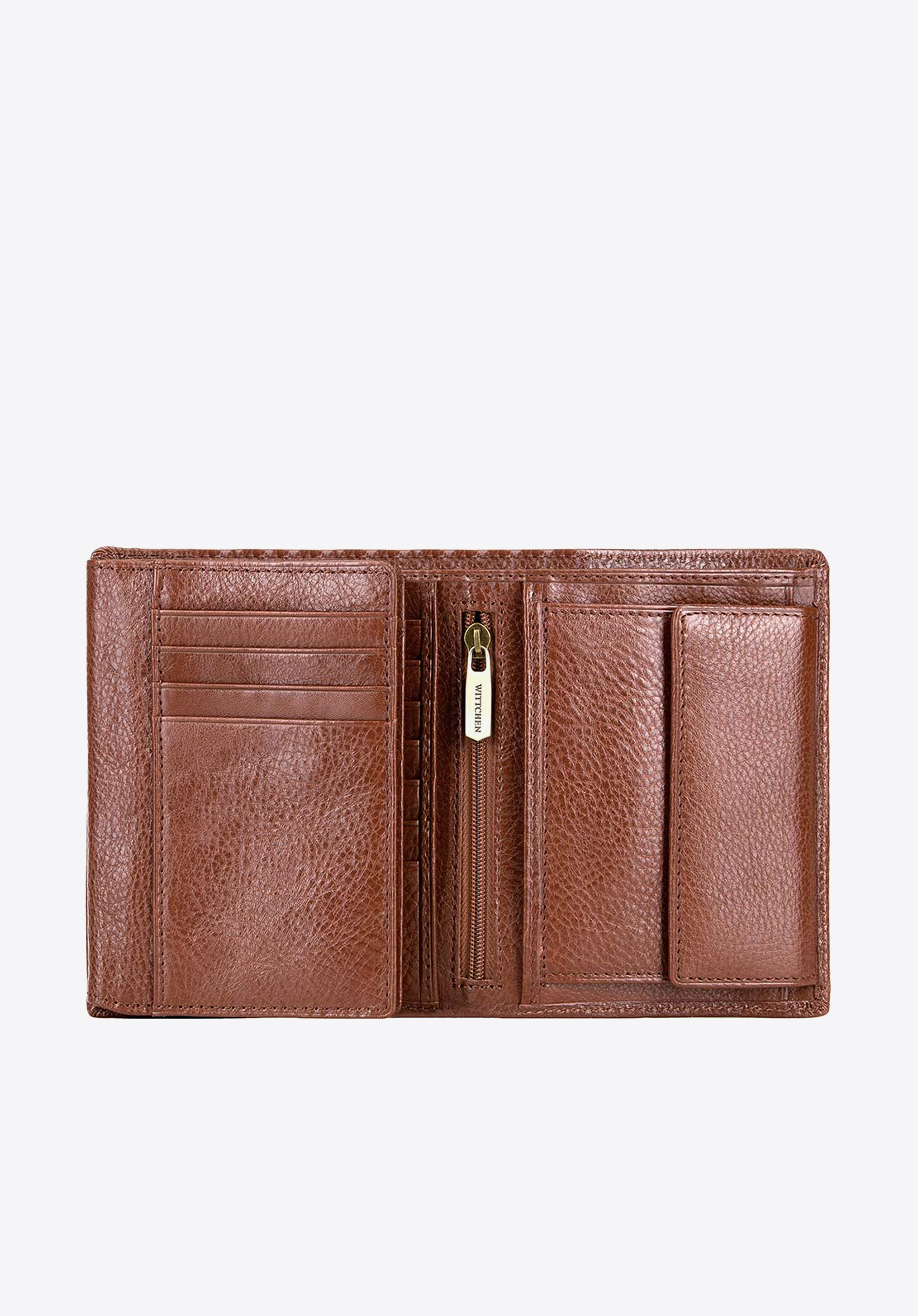 Męski portfel ze skóry prosty