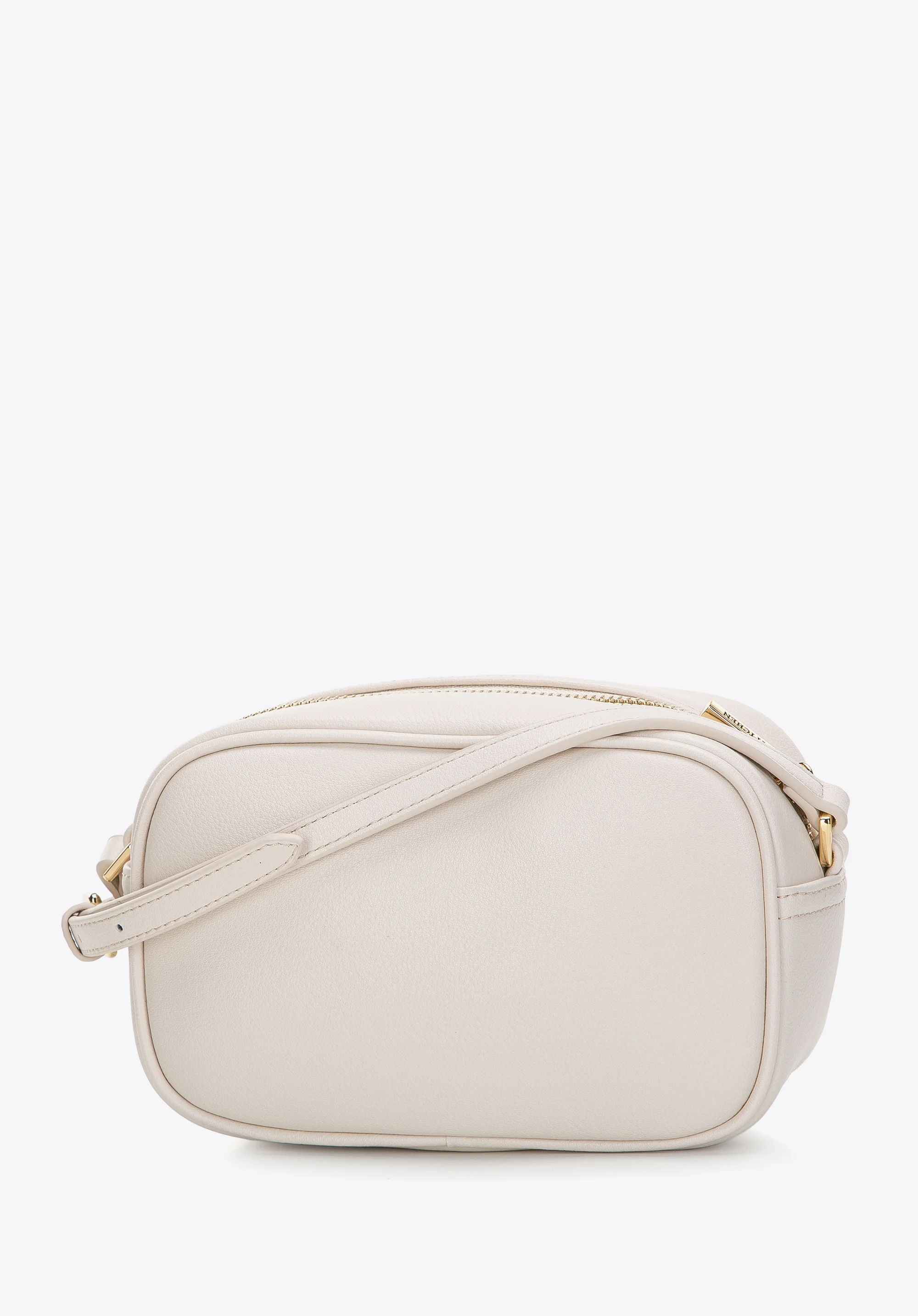 Damska listonoszka skórzana z marszczeniem