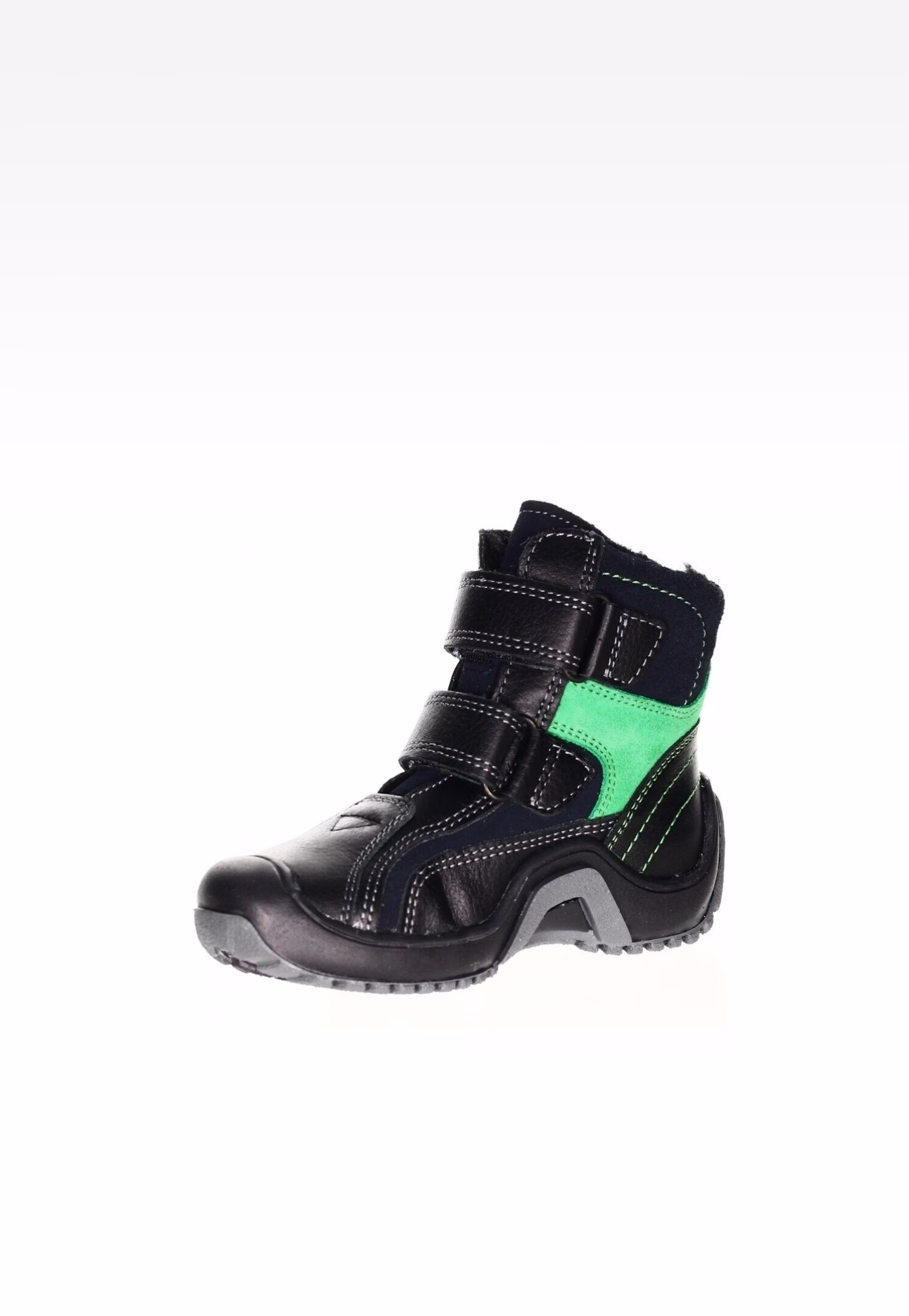 Trzewiki ocieplane BARTEK W-71482/827, dla chłopców, szary