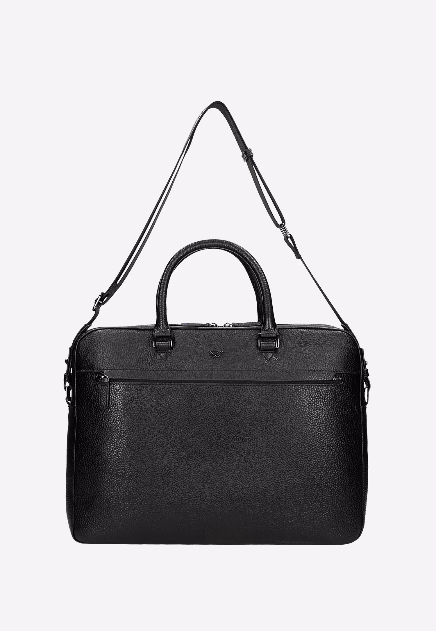 Czarna torba męska do ręki i na ramię