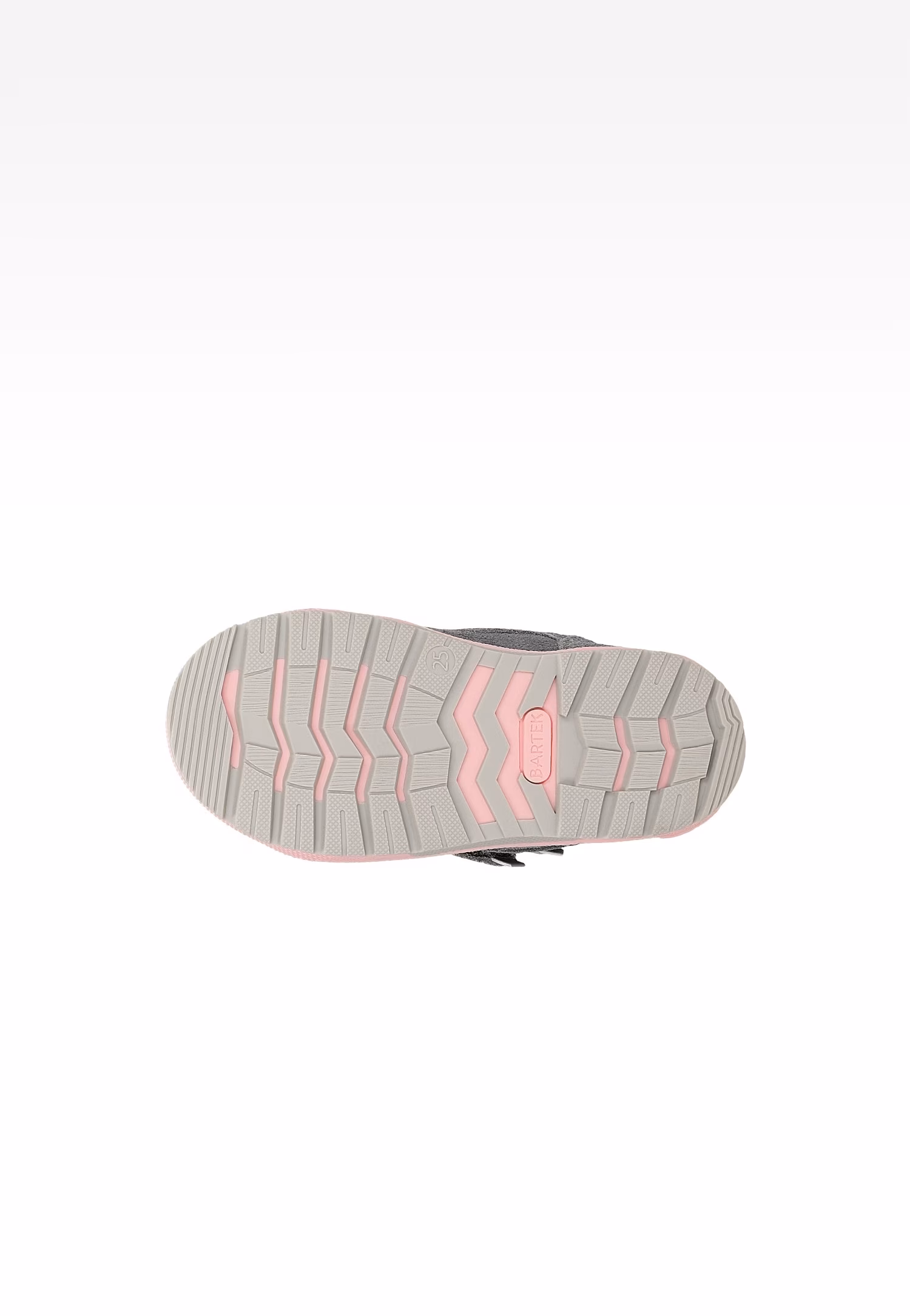 Trzewiki ocieplane BARTEK 84007-70, dla dziewcząt, popielato-różowe