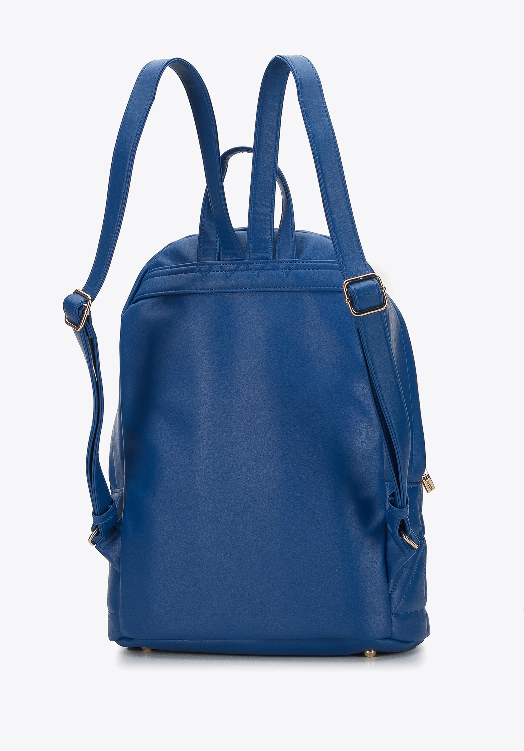 Damski plecak z pikowanej ekoskóry duży