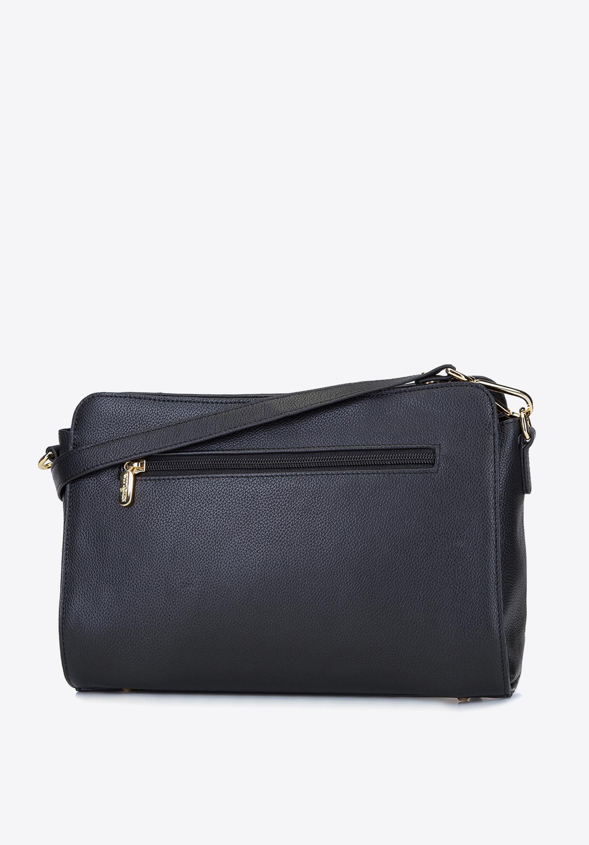 Damska listonoszka ze skóry croco