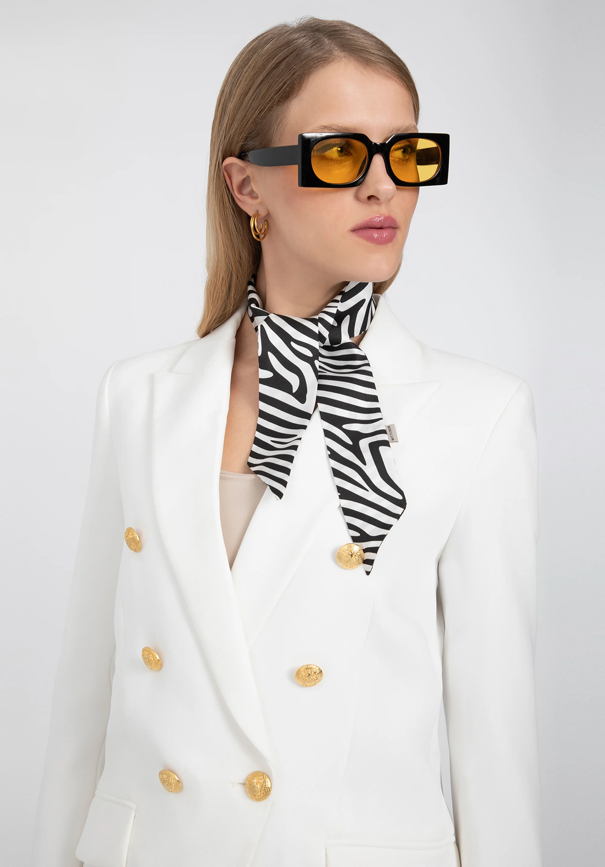 Damska apaszka twilly z jedwabiu