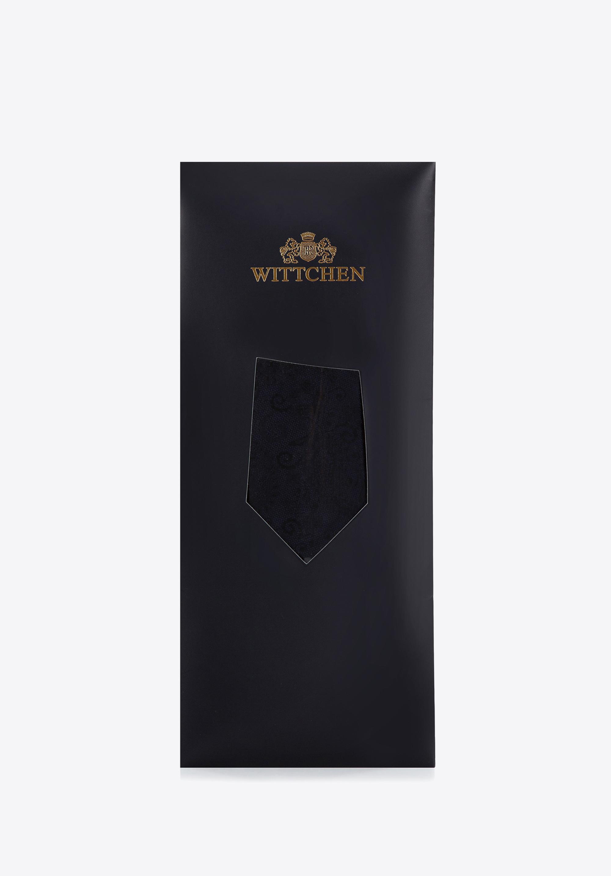 Krawat jedwabny wzorzysty