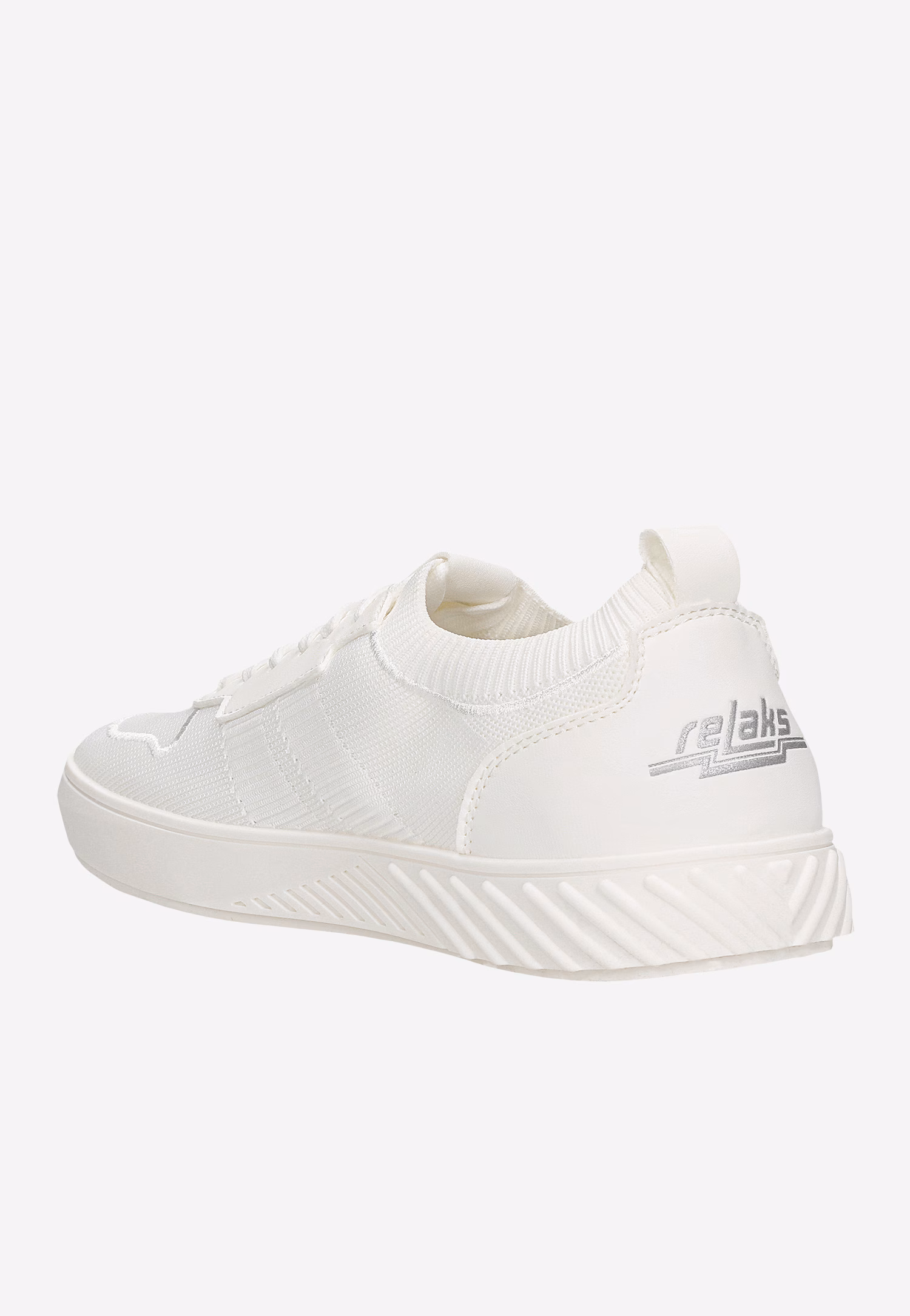 Białe męskie trampki RELAKS z materiału