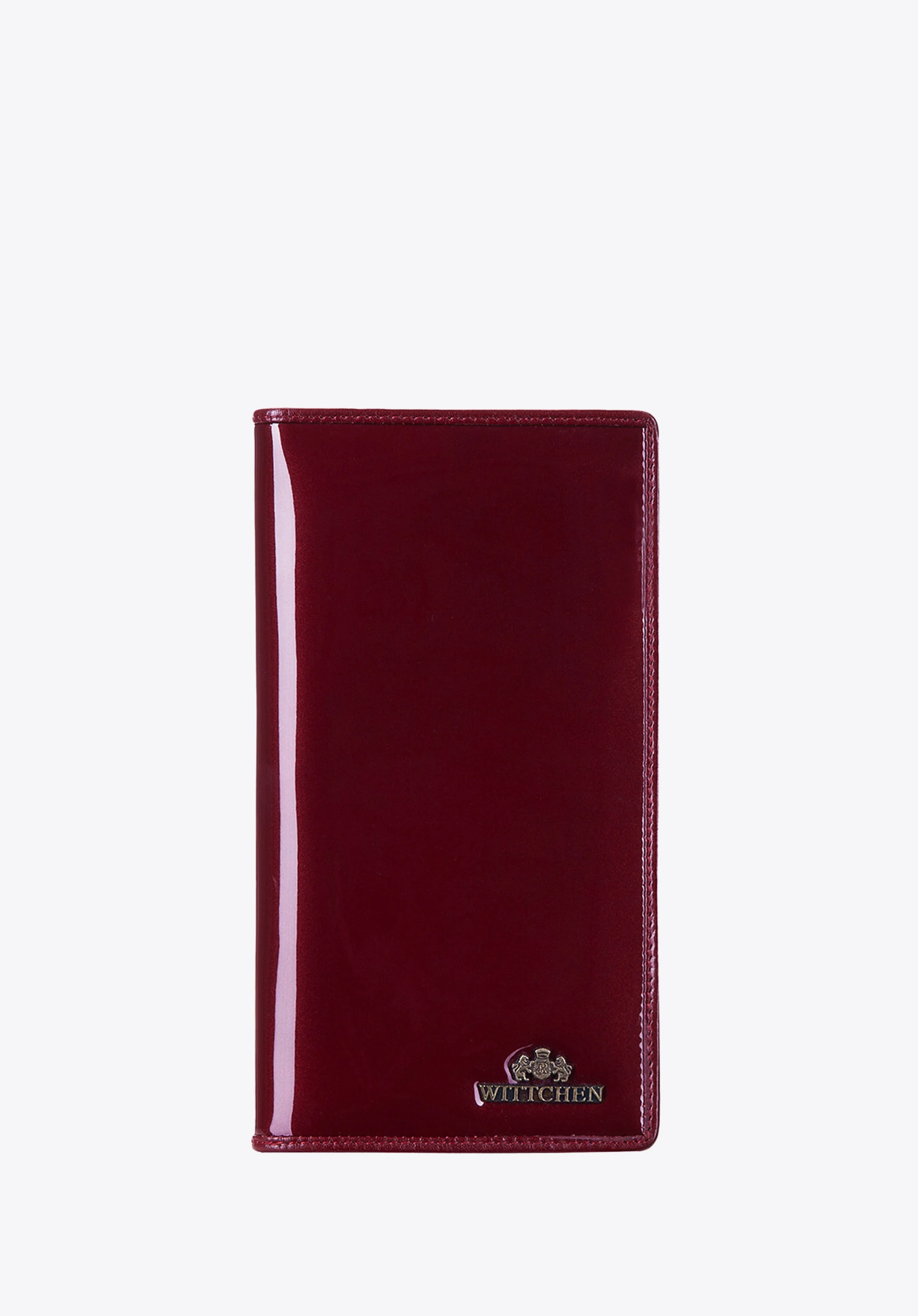 Etui na paszport skórzane lakierowane