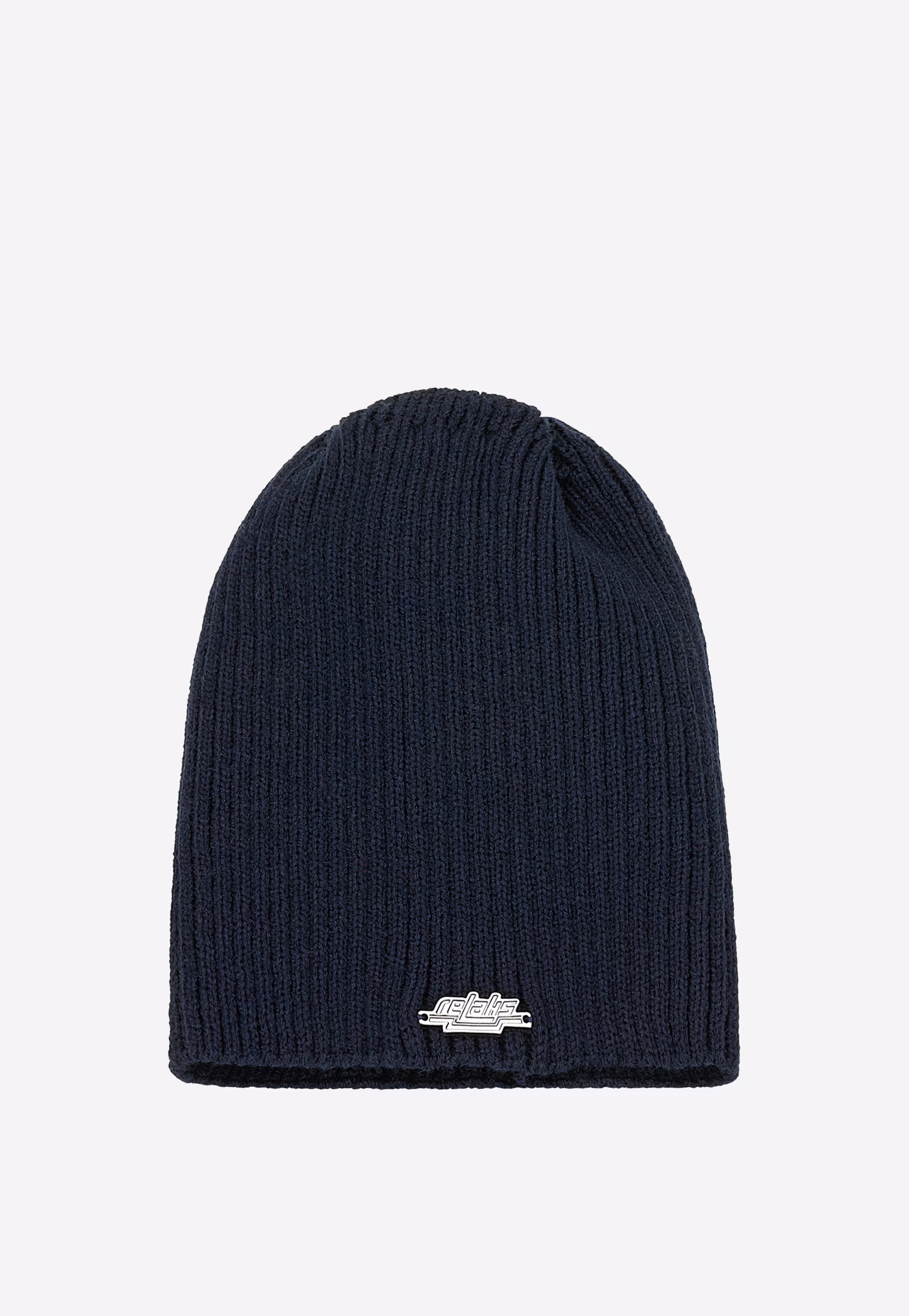 Granatowy zestaw RELAKS czapka + szalik