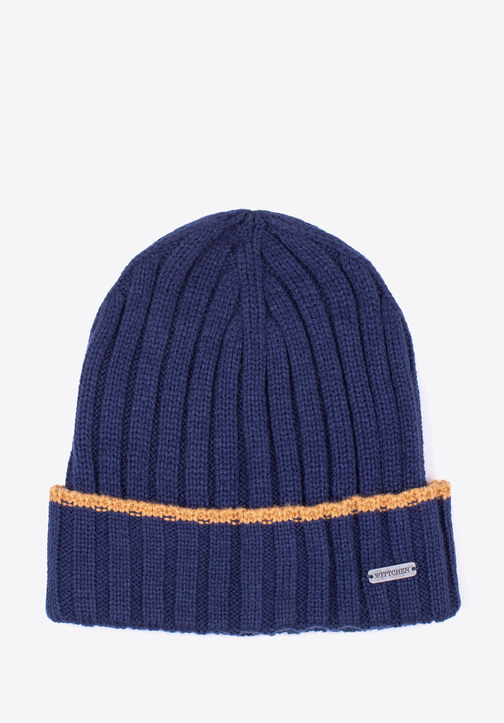 Męski komplet zimowy z kolorowym paskiem