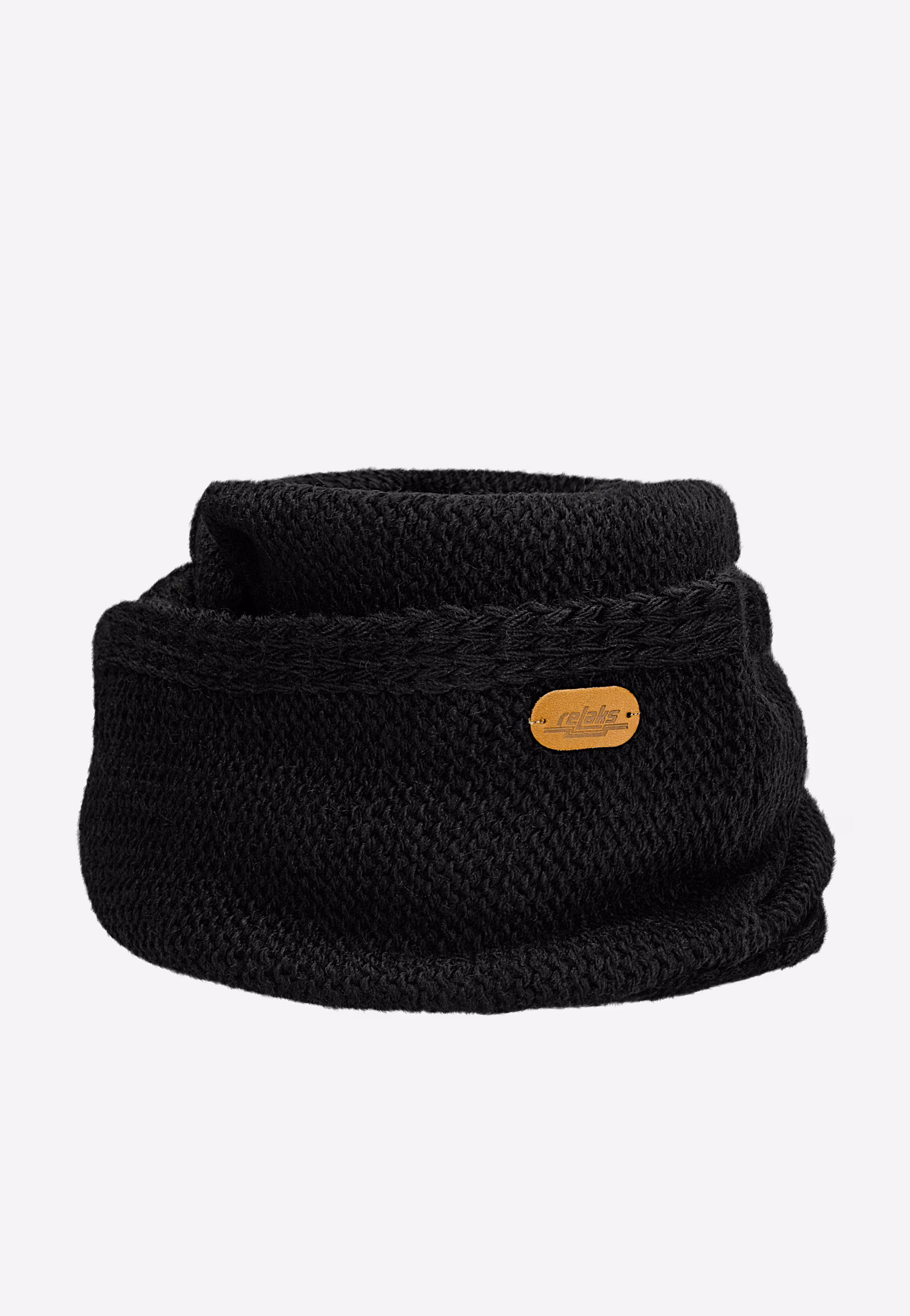 RELAKS zestaw czapka + komin + rękawiczki w kolorze beżowym