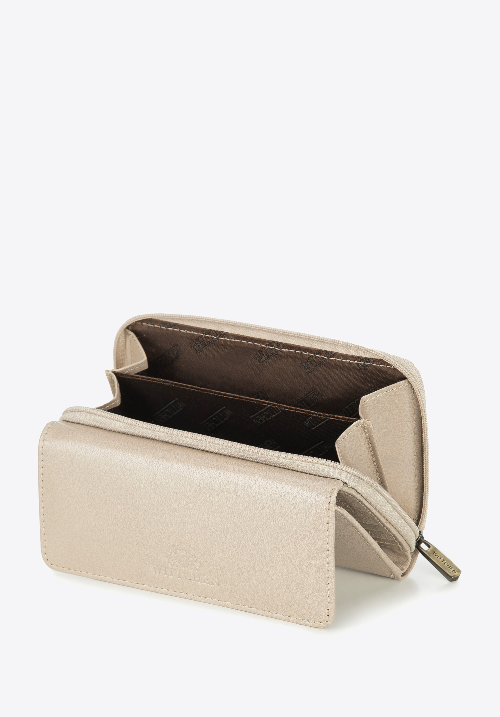 Damski portfel ze skóry poziomy