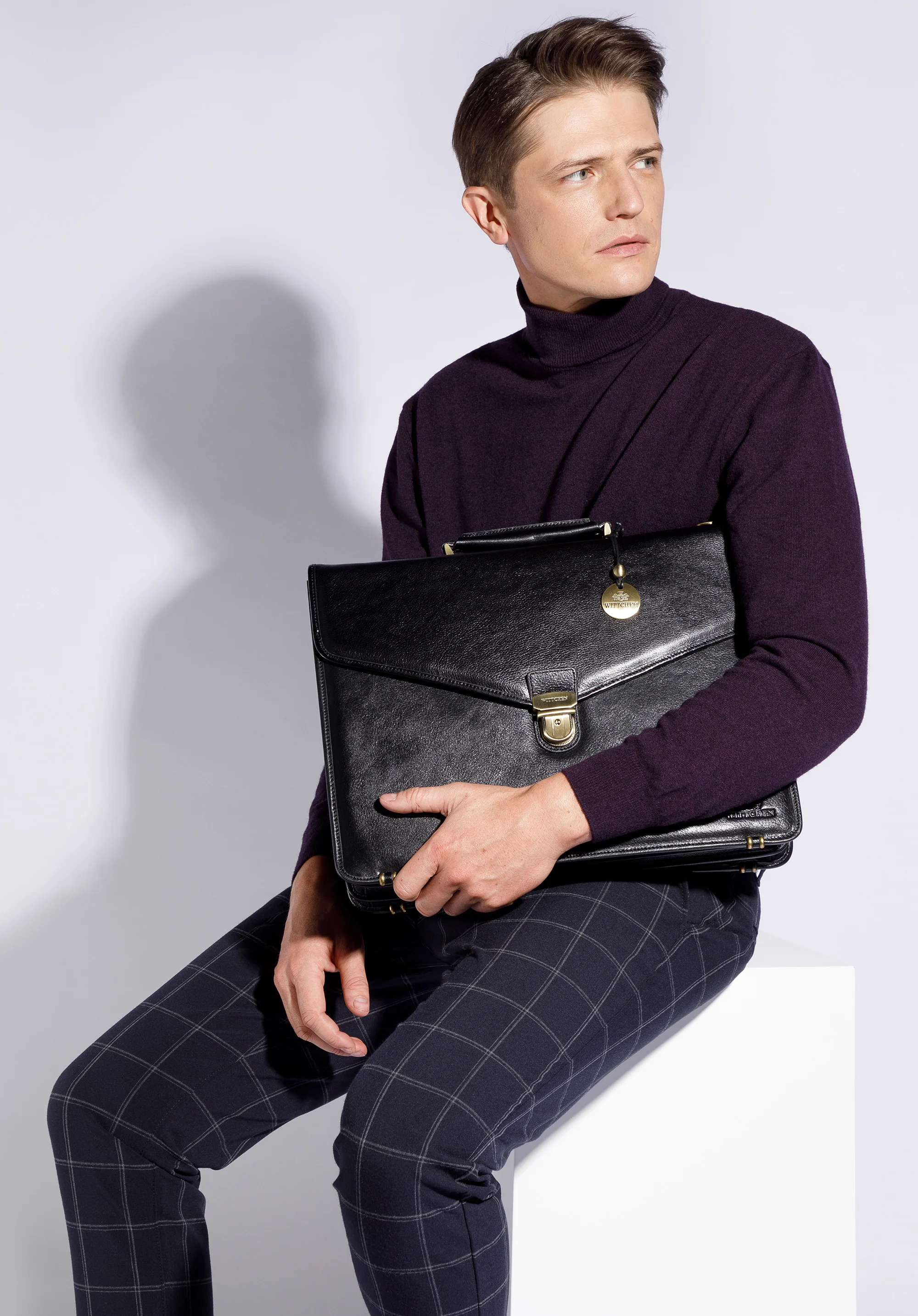 Teczka ze skóry retro