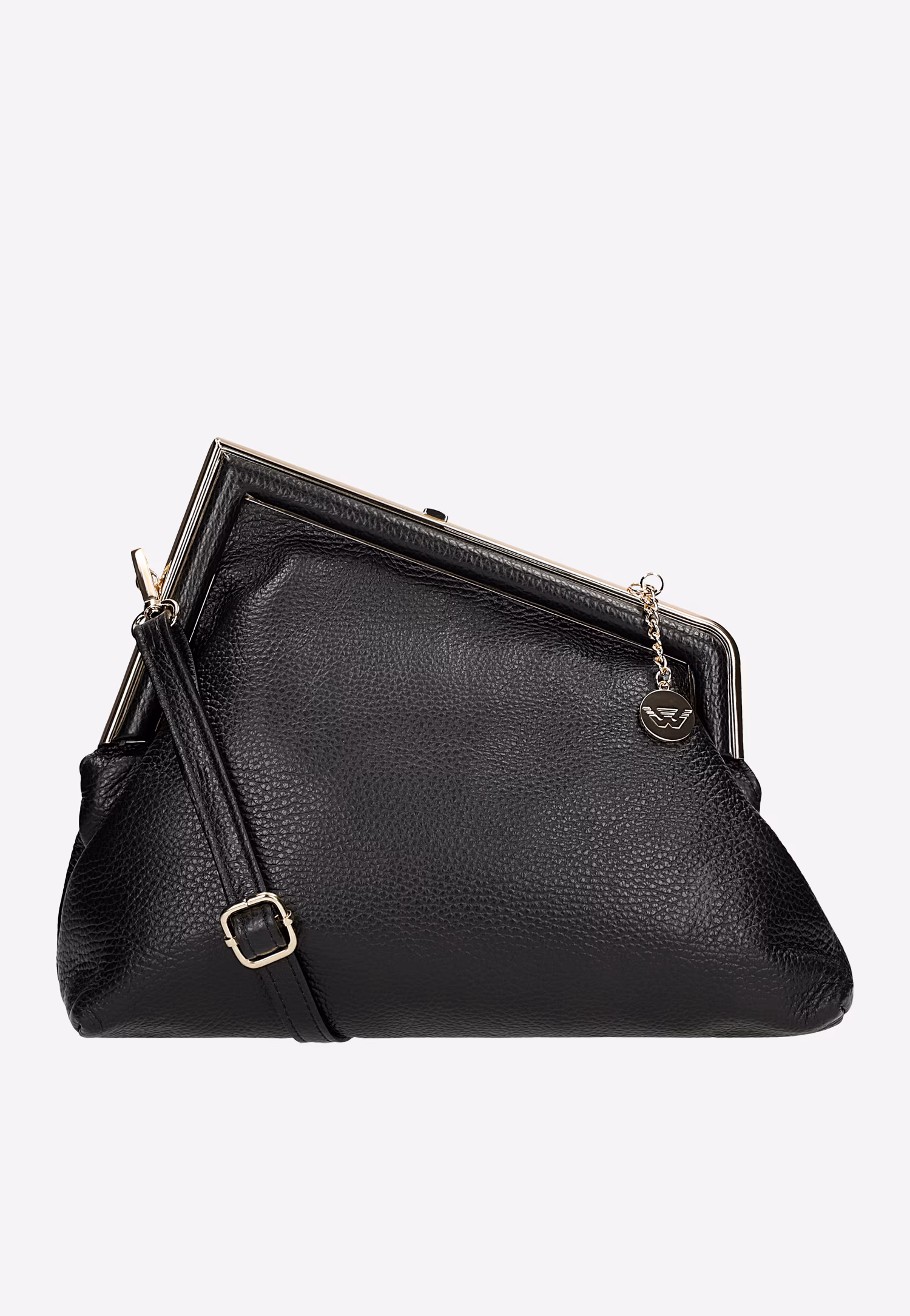 Skórzana torebka damska asymetryczna