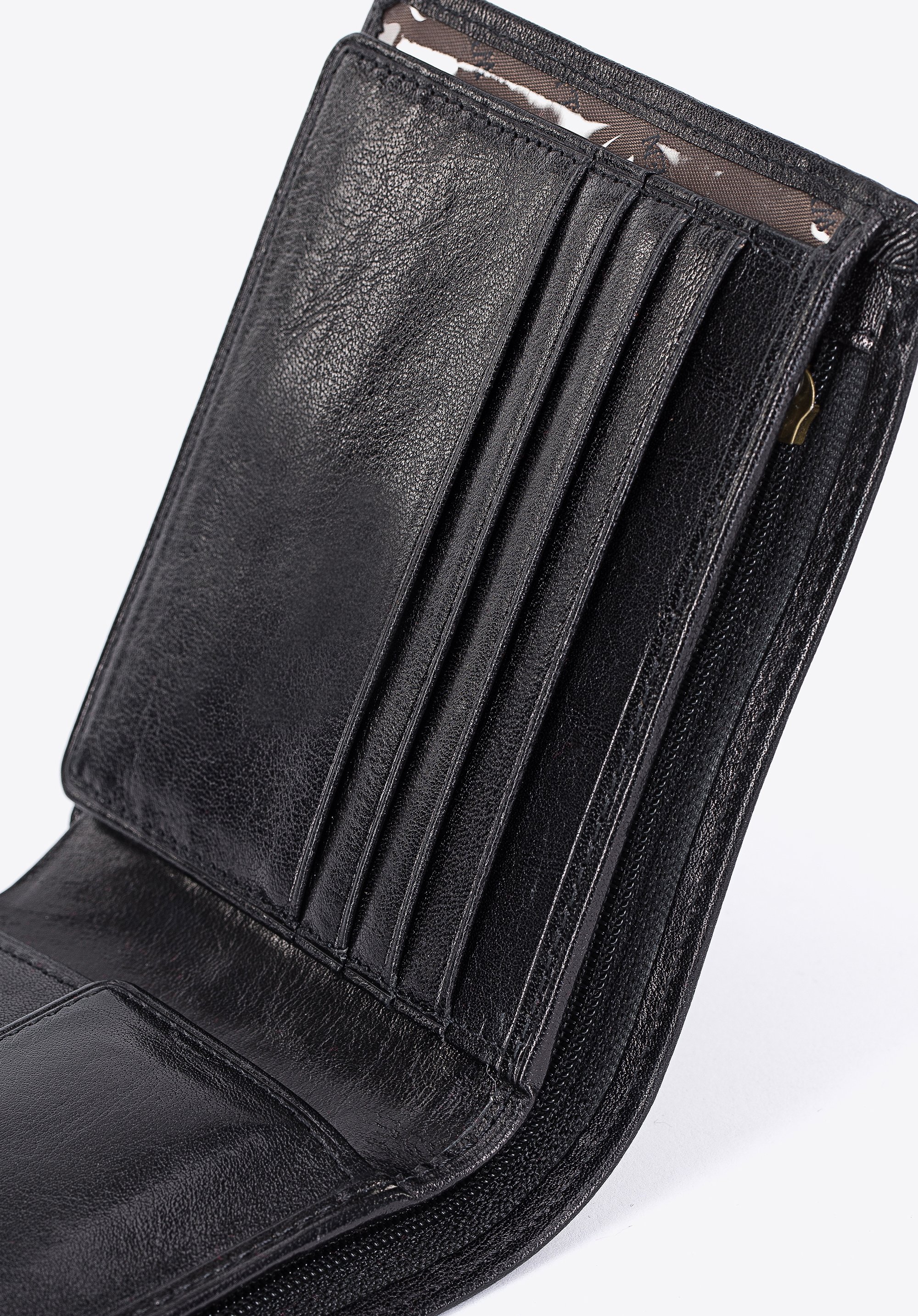 Męski portfel ze skóry poziomy