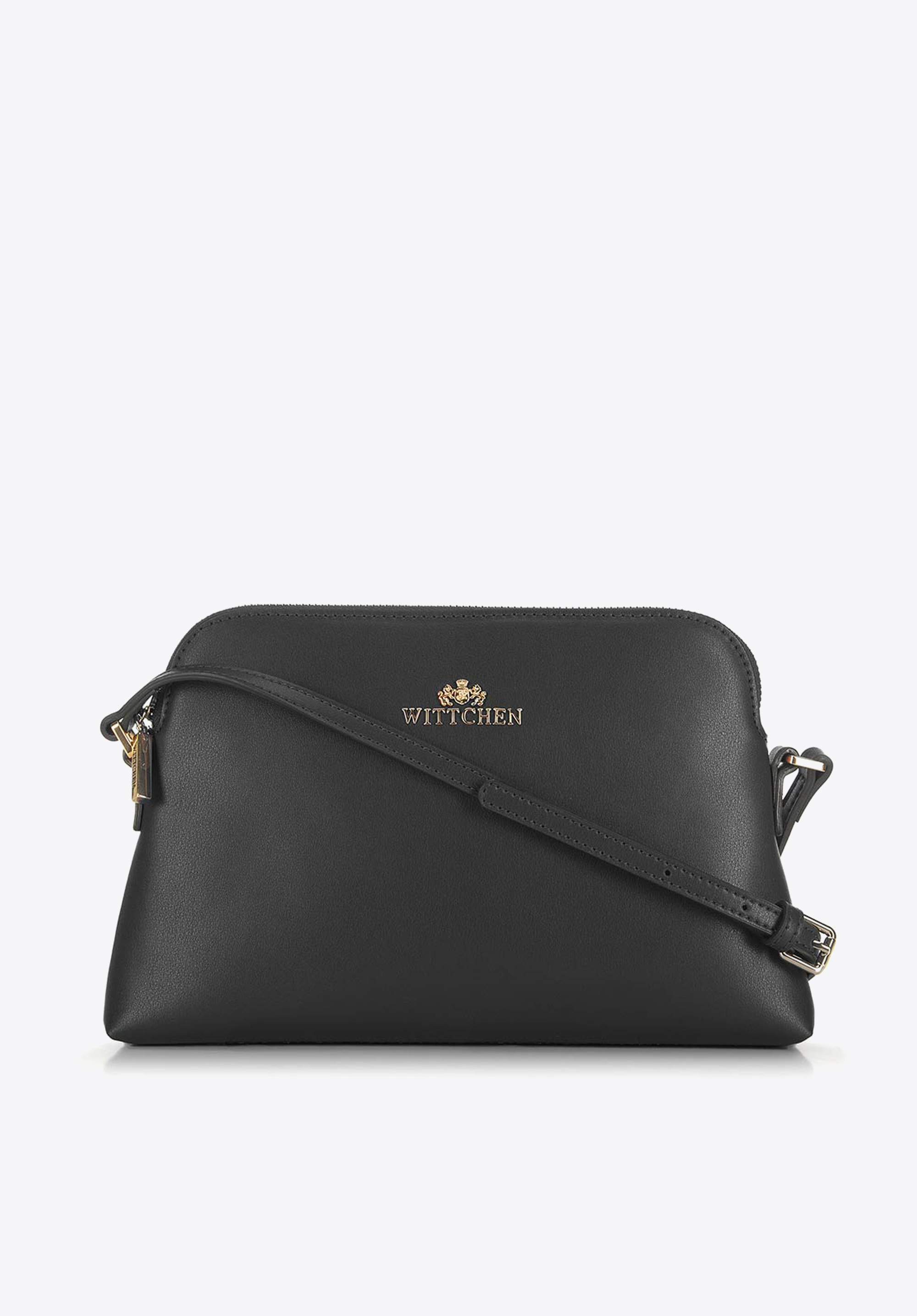 Damska listonoszka skórzana trapezowa